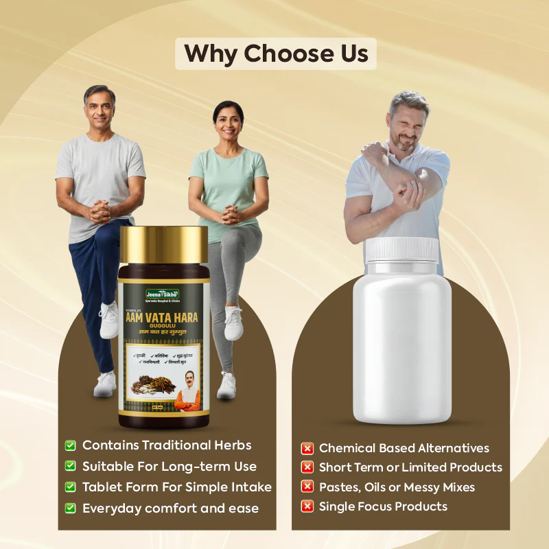 Aam Vata Hara Guggulu Tablets | Ayurvedic Support for Joint Comfort & Flexibility - Image 6