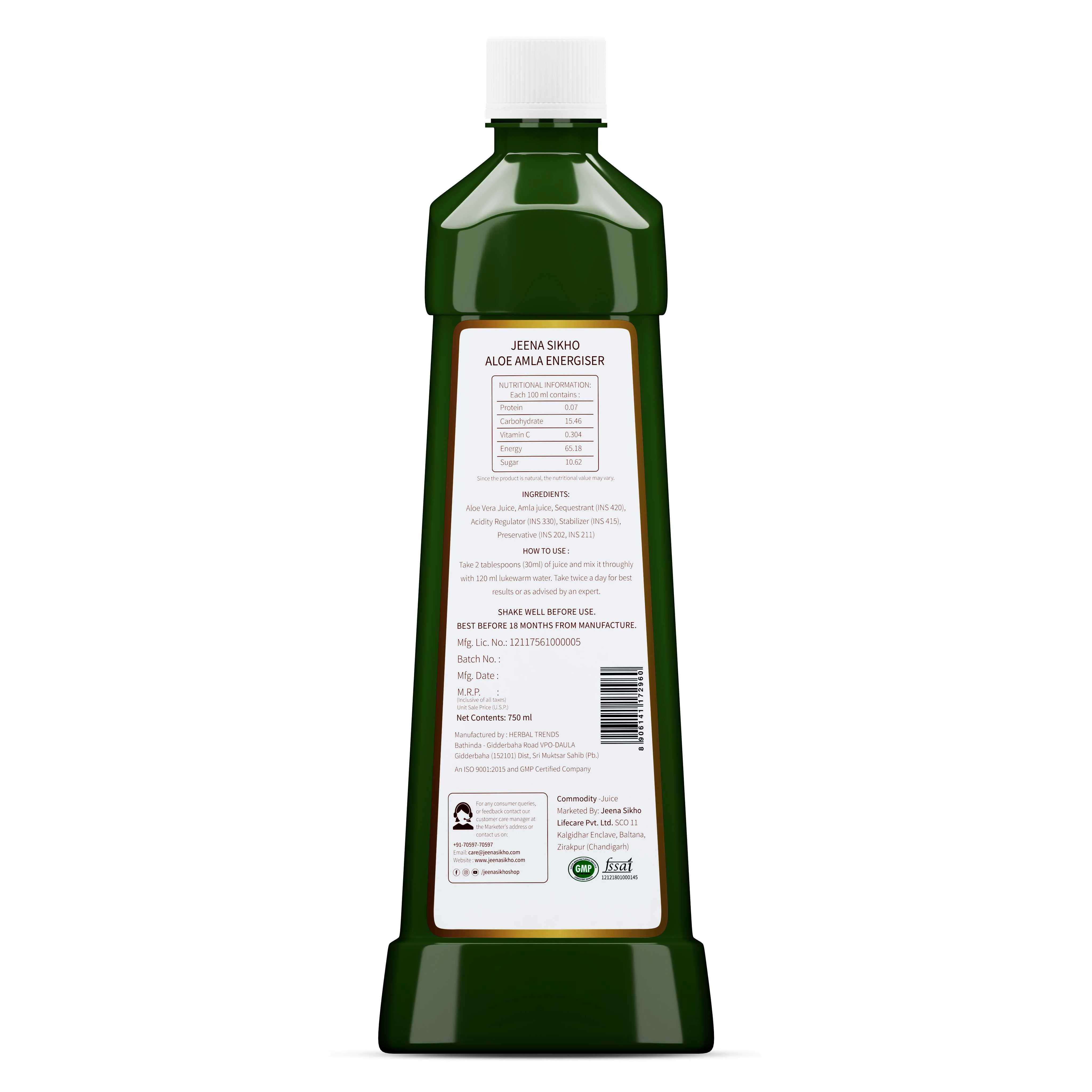 Aloe Amla Energizer Juice | Energy, Detox & Digestive Support - Image 7