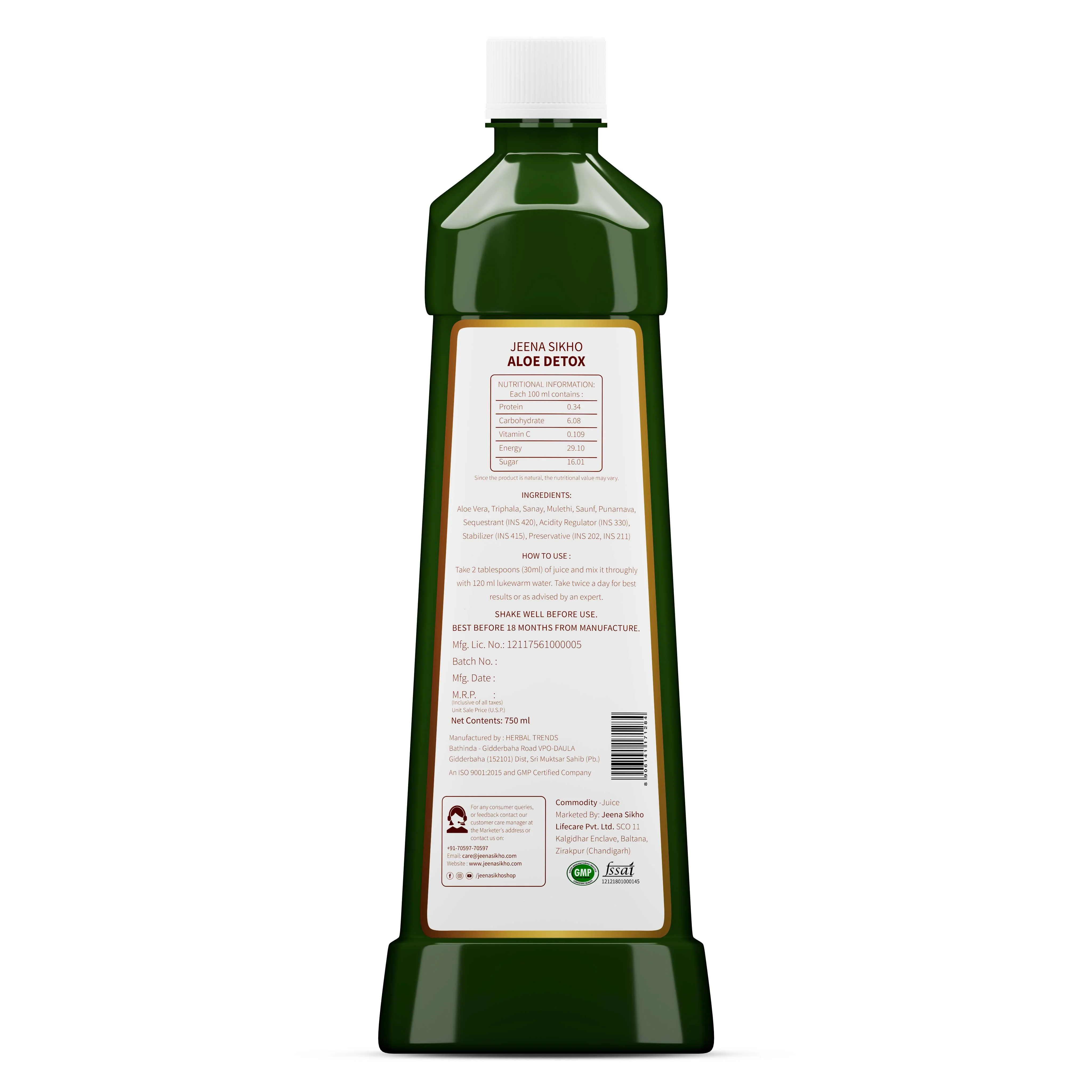 Aloe Detox Juice | Ayurvedic Herbal Juice for Liver Support, Digestion & Daily Detox - Image 9