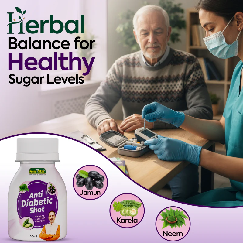 Anti Diabetic Shot | Ayurvedic Blood Sugar & Metabolic Support | Shot 60 ml Pack of 9 - Image 4