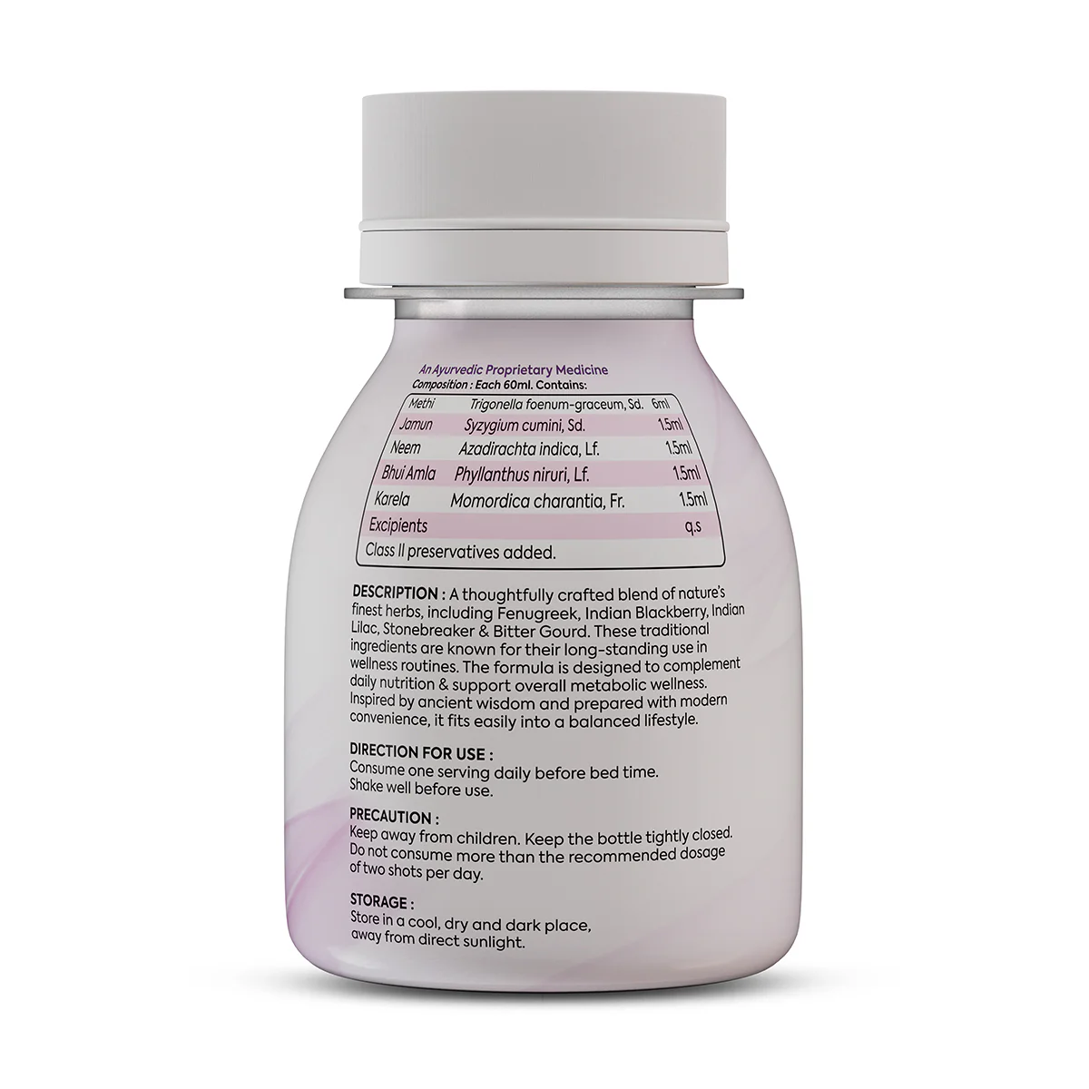 Anti Diabetic Shot | Ayurvedic Blood Sugar & Metabolic Support | Shot 60 ml Pack of 9 - Image 8