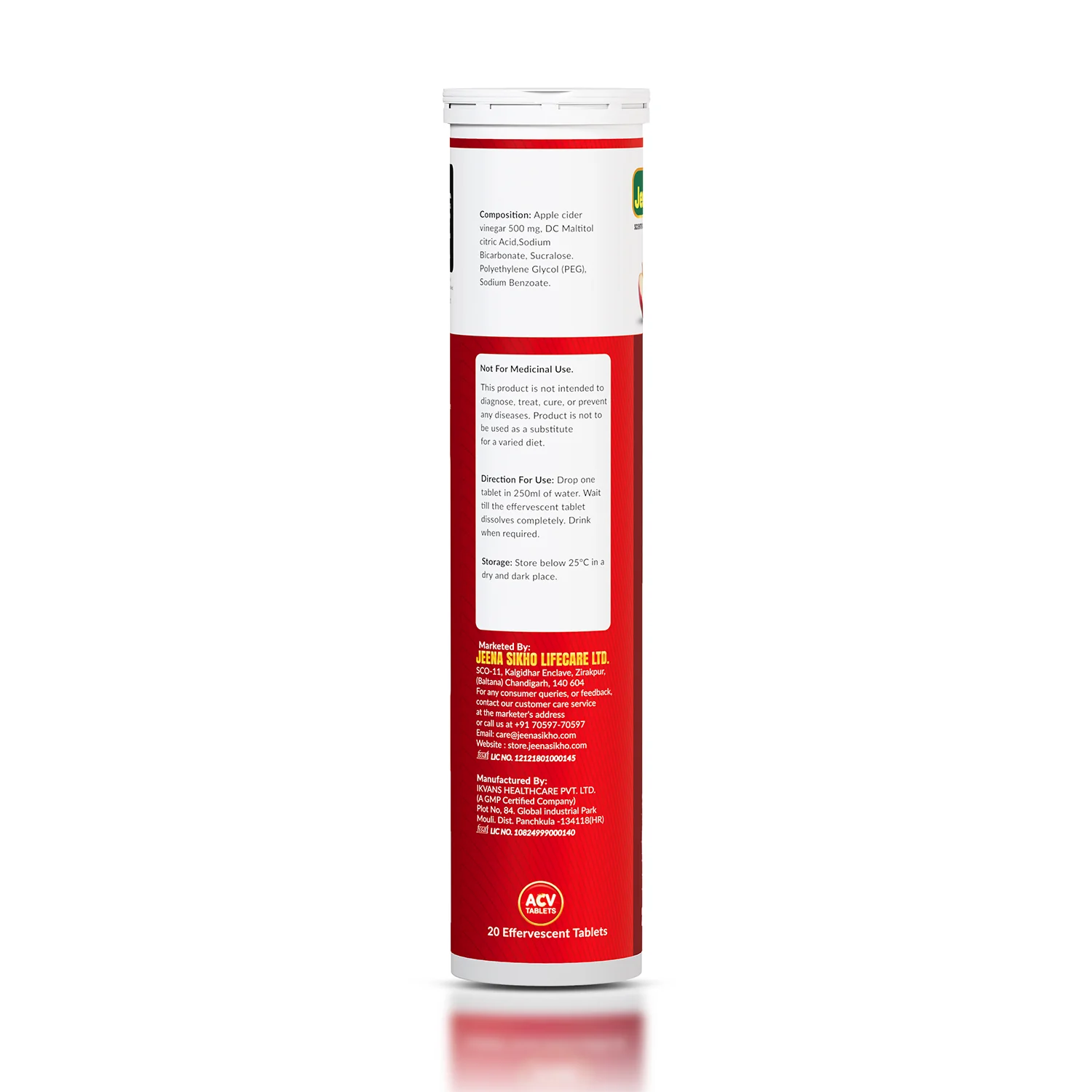 Apple Cider Vinegar Effervescent Tablets | Improves Digestion, Metabolism & Daily Wellness - Image 2