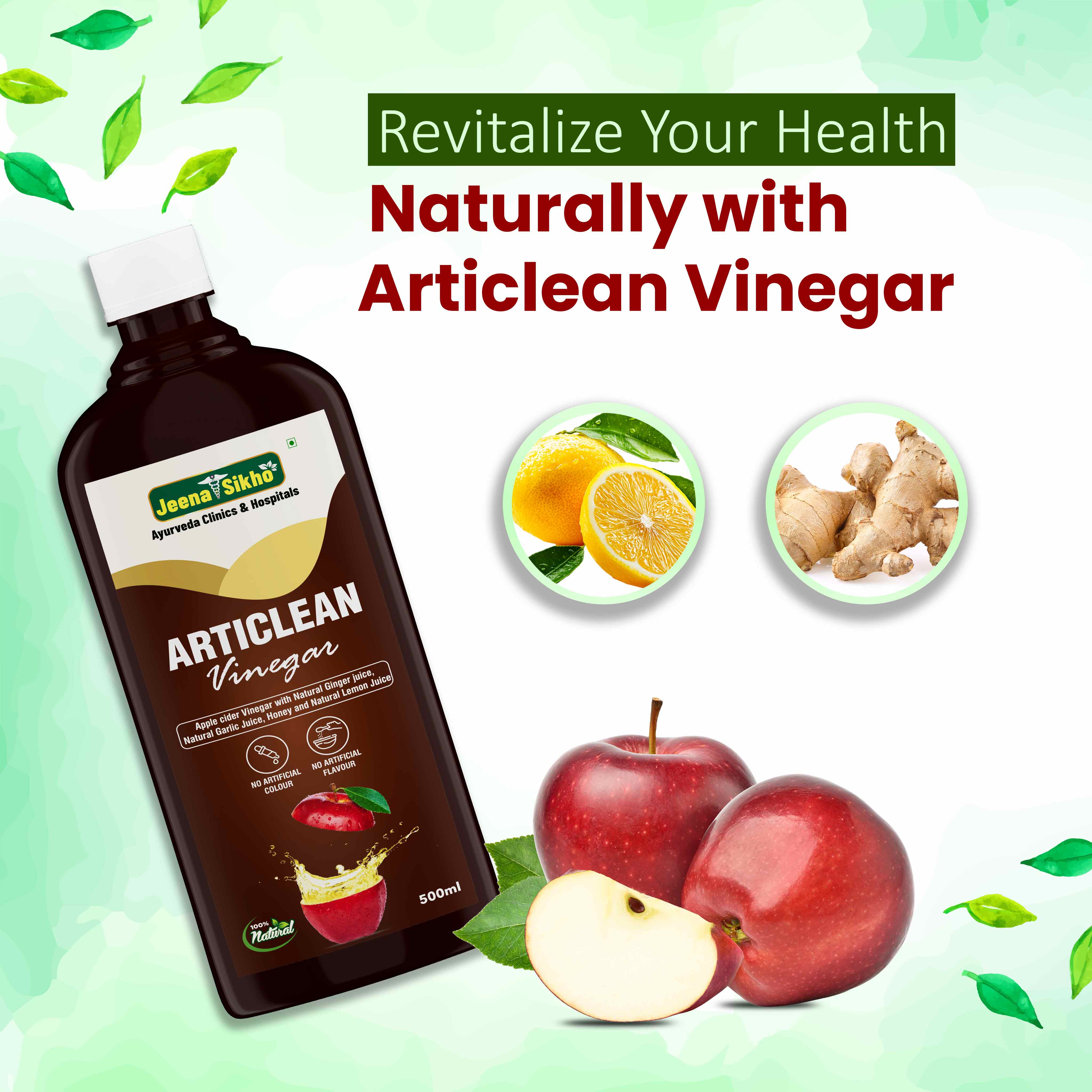 Articlean Vinegar | Raw Apple Cider Vinegar with Mother for Digestion, Metabolism & Immunity Support - Image 3