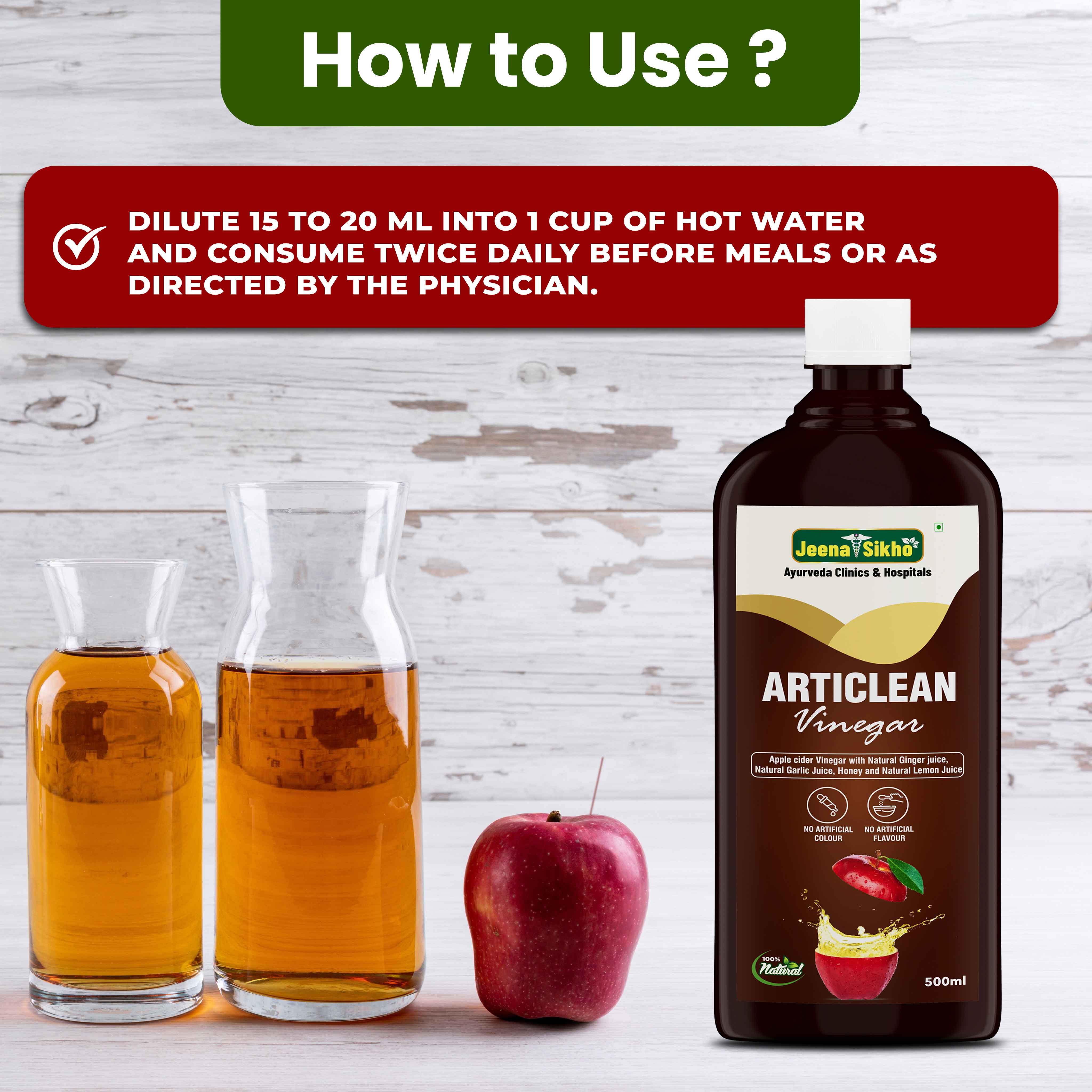 Articlean Vinegar | Raw Apple Cider Vinegar with Mother for Digestion, Metabolism & Immunity Support - Image 6