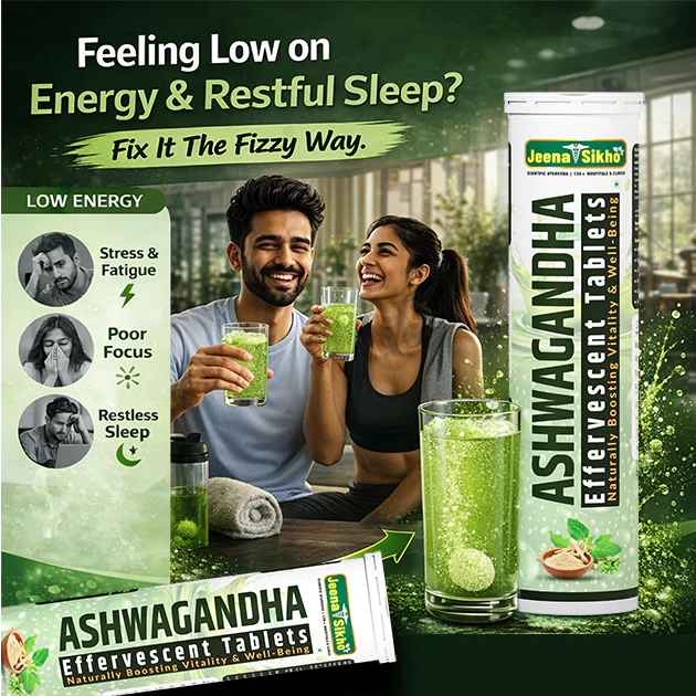 Ashwagandha Effervescent Tablets | For Daily Energy, Focus & Sleep Routine - Image 2