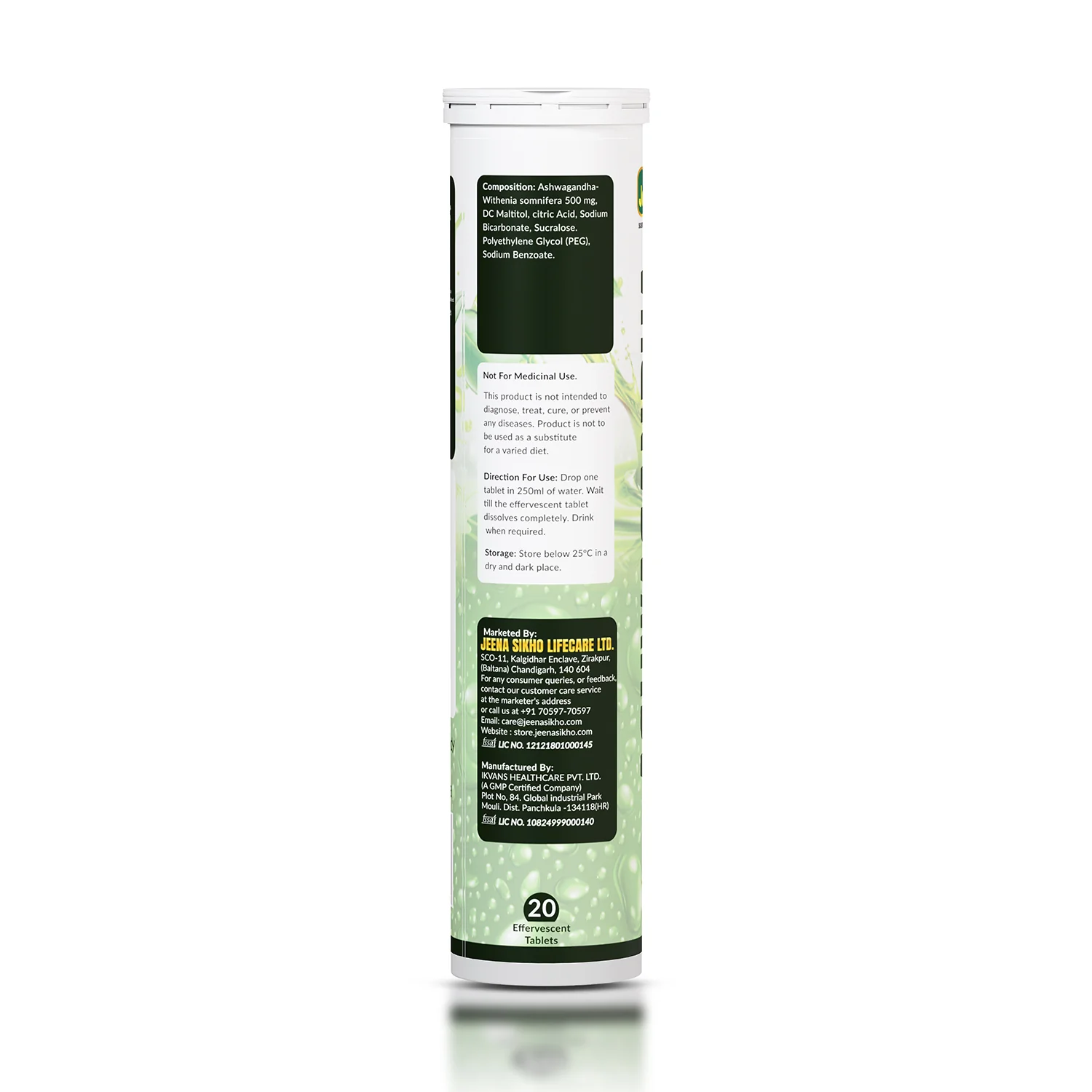 Ashwagandha Effervescent Tablets | For Daily Energy, Focus & Sleep Routine - Image 7
