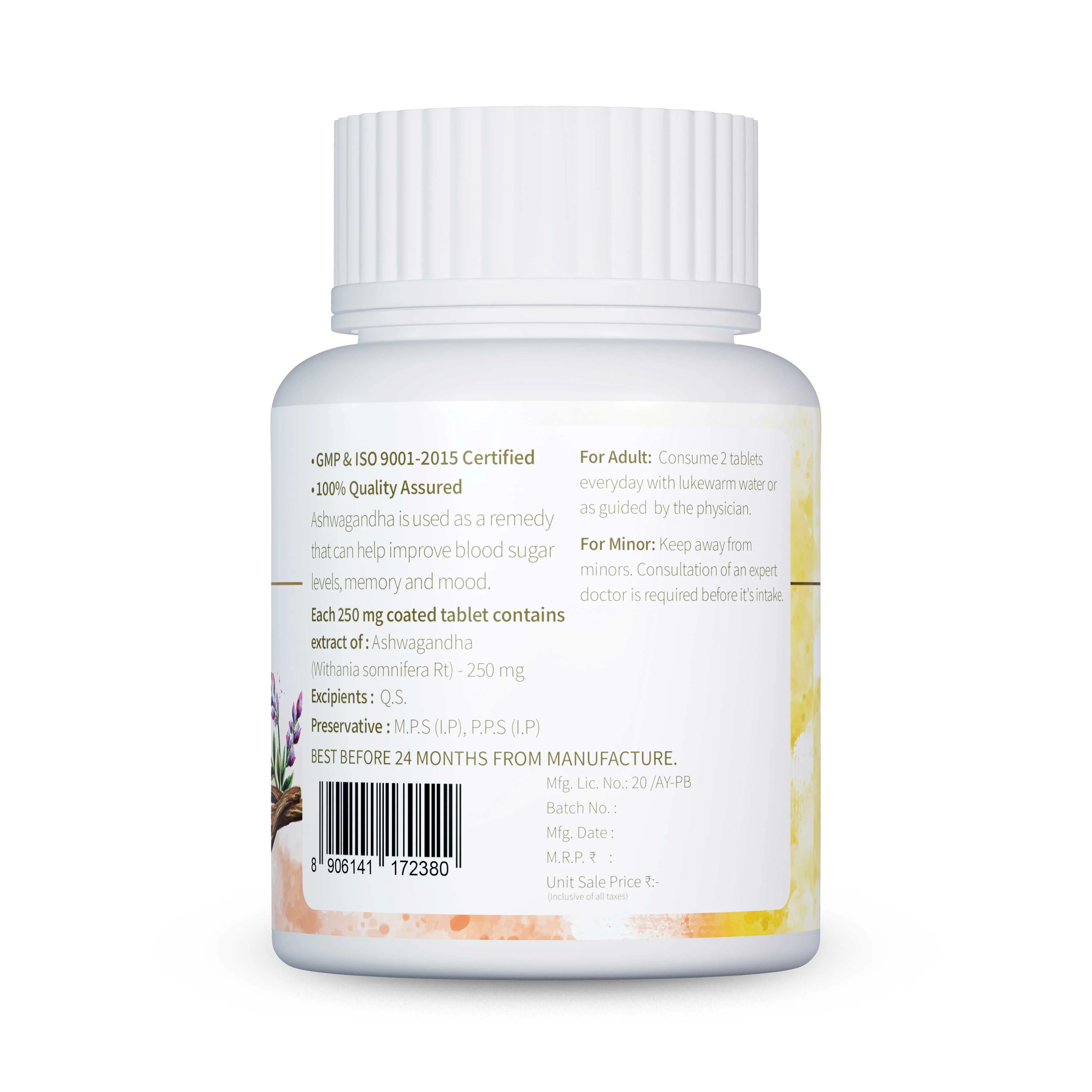 Ashwagandha Tablets | Ayurvedic Support for Stress Balance, Energy, Stamina & Immunity - Image 10