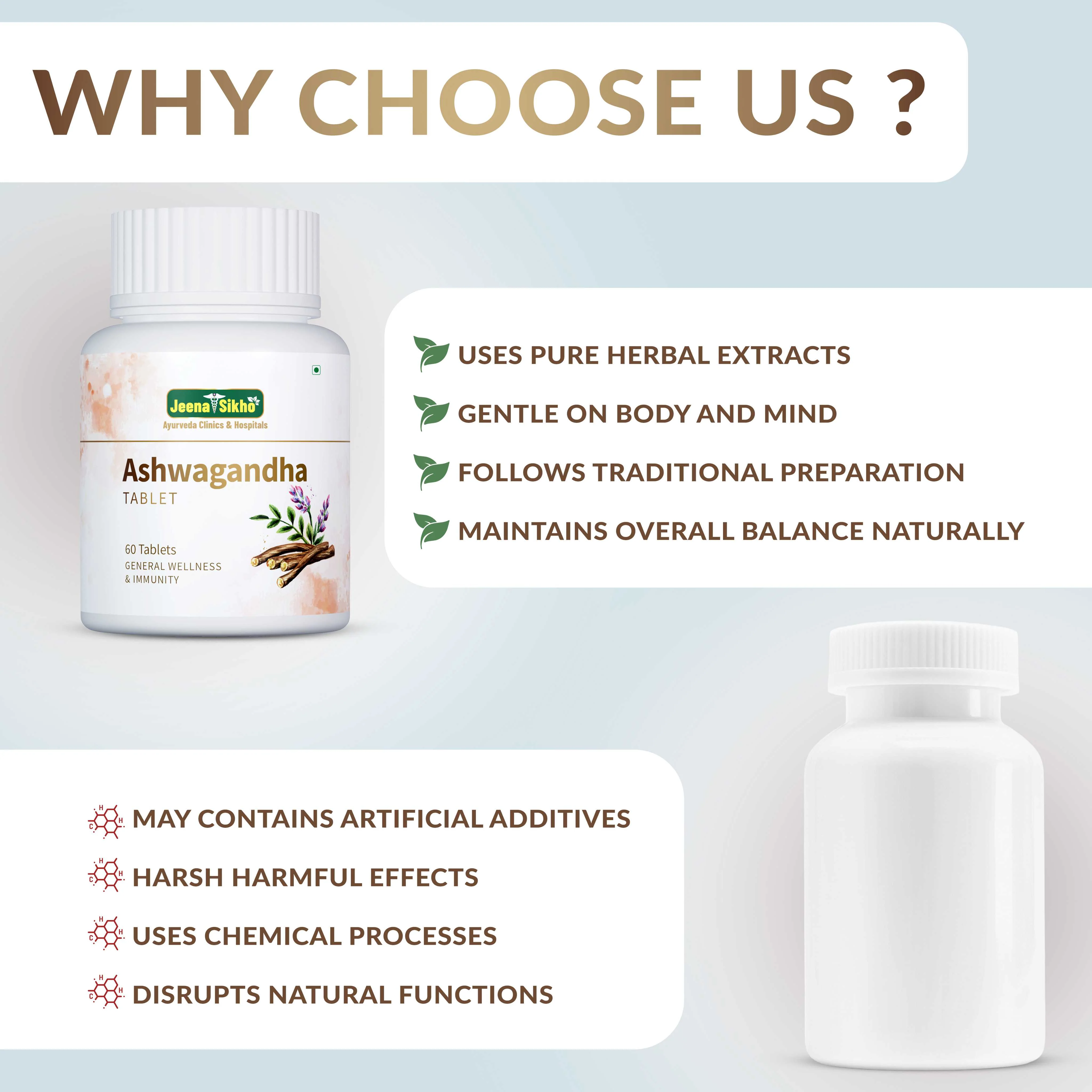 Ashwagandha Tablets | Ayurvedic Support for Stress Balance, Energy, Stamina & Immunity - Image 5