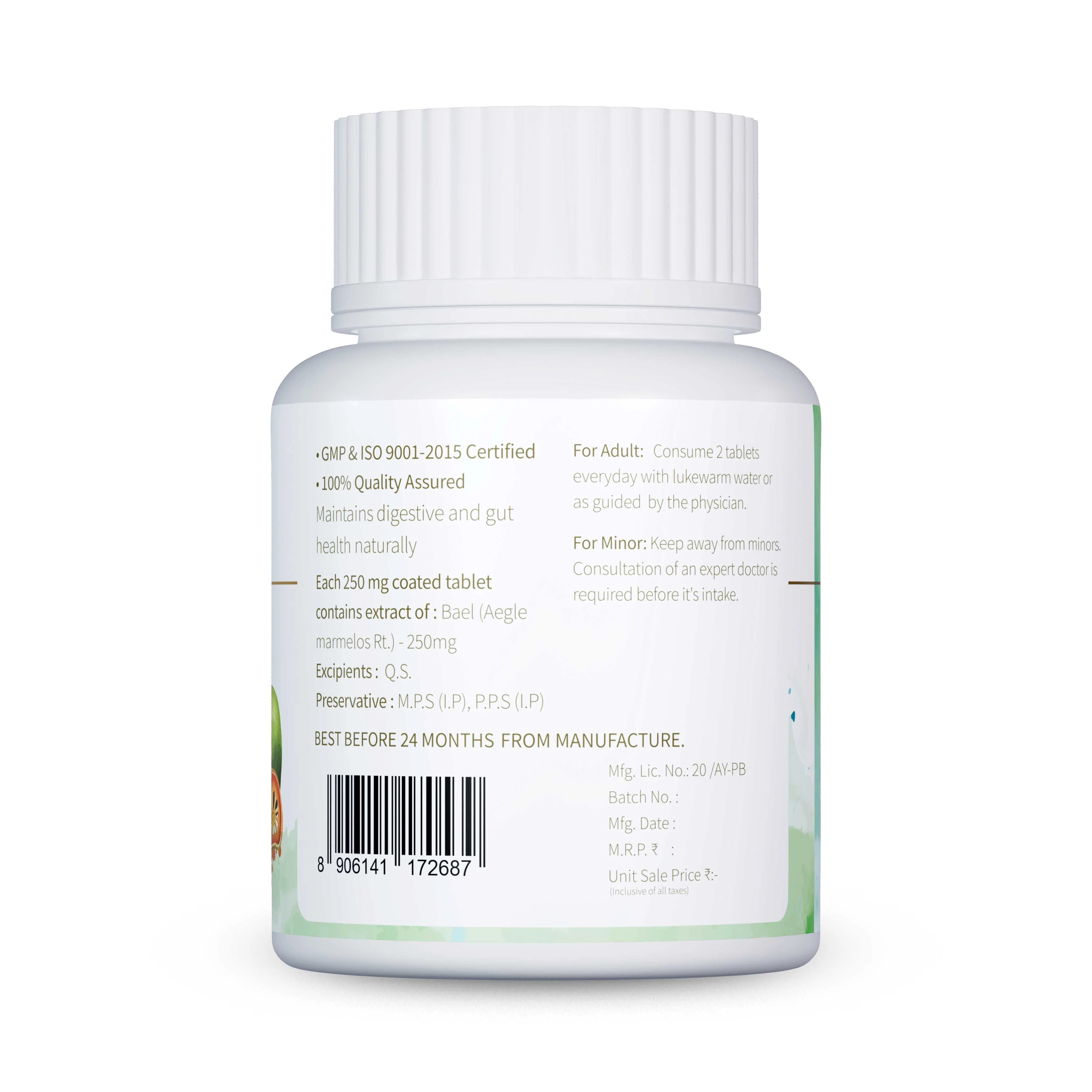 Bael Tablets | Digestive Wellness, Blood Sugar Support, Immunity & Inflammation Care - Image 3