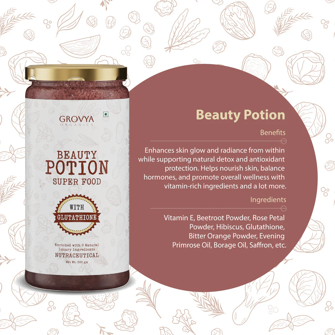 Beauty Potion Super Food | With Glutathione, Vitamin B3 & Botanical Extracts | Daily Skin Nutrition & Radiance Support - Image 5
