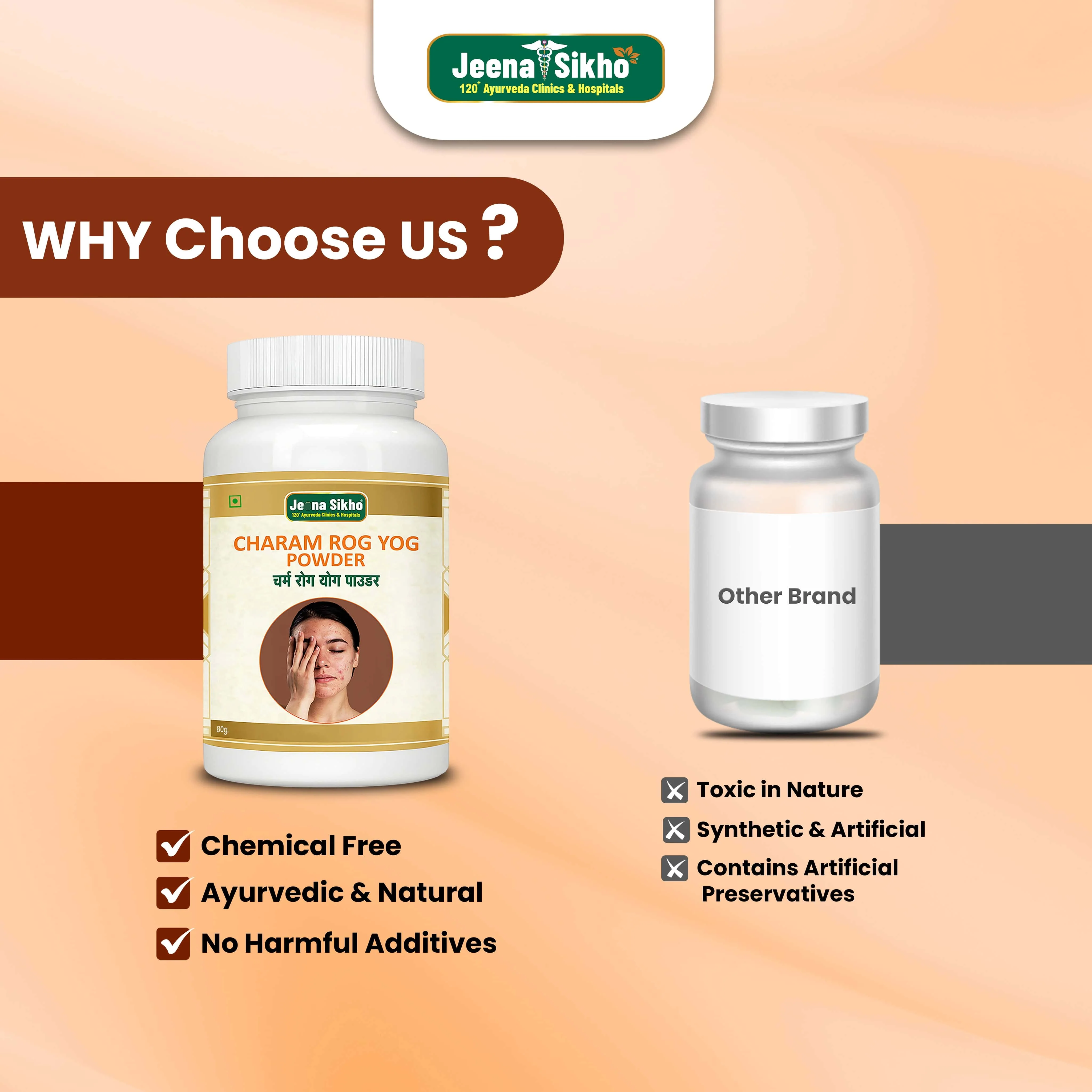 Charam Rog Yog Har Powder | Ayurvedic Herbal Powder for Skin Health, Glow & Inflammation Support - Image 6