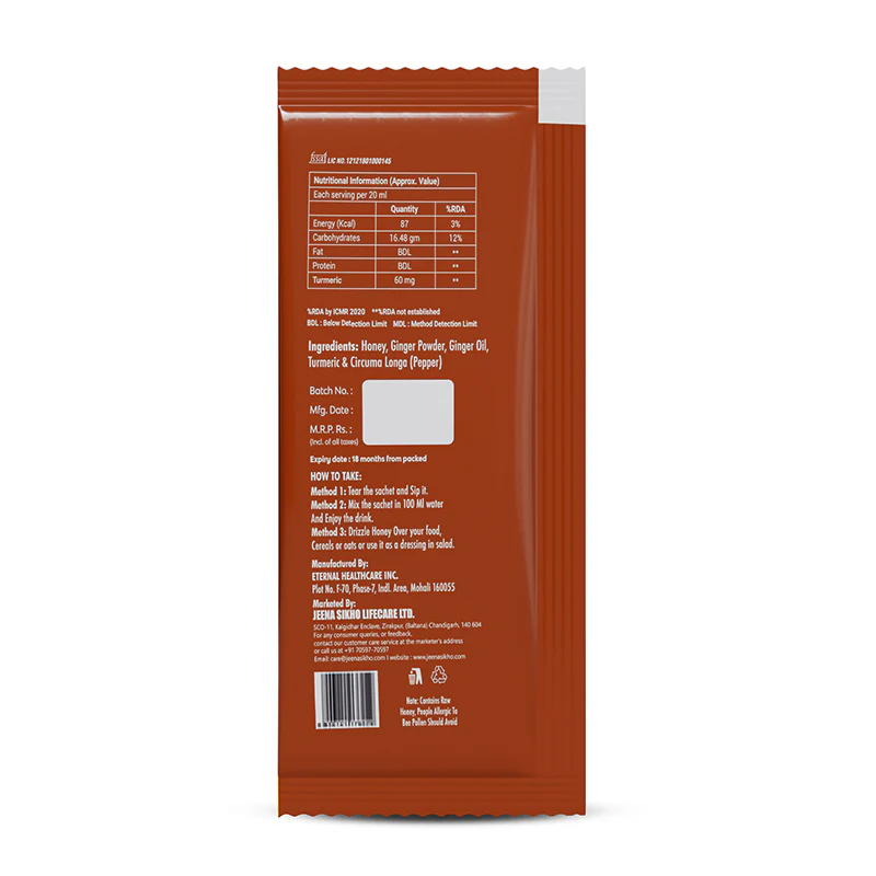 Cough Ease Honey Sachets | Honey-Based Throat & Seasonal Comfort Support - Image 3