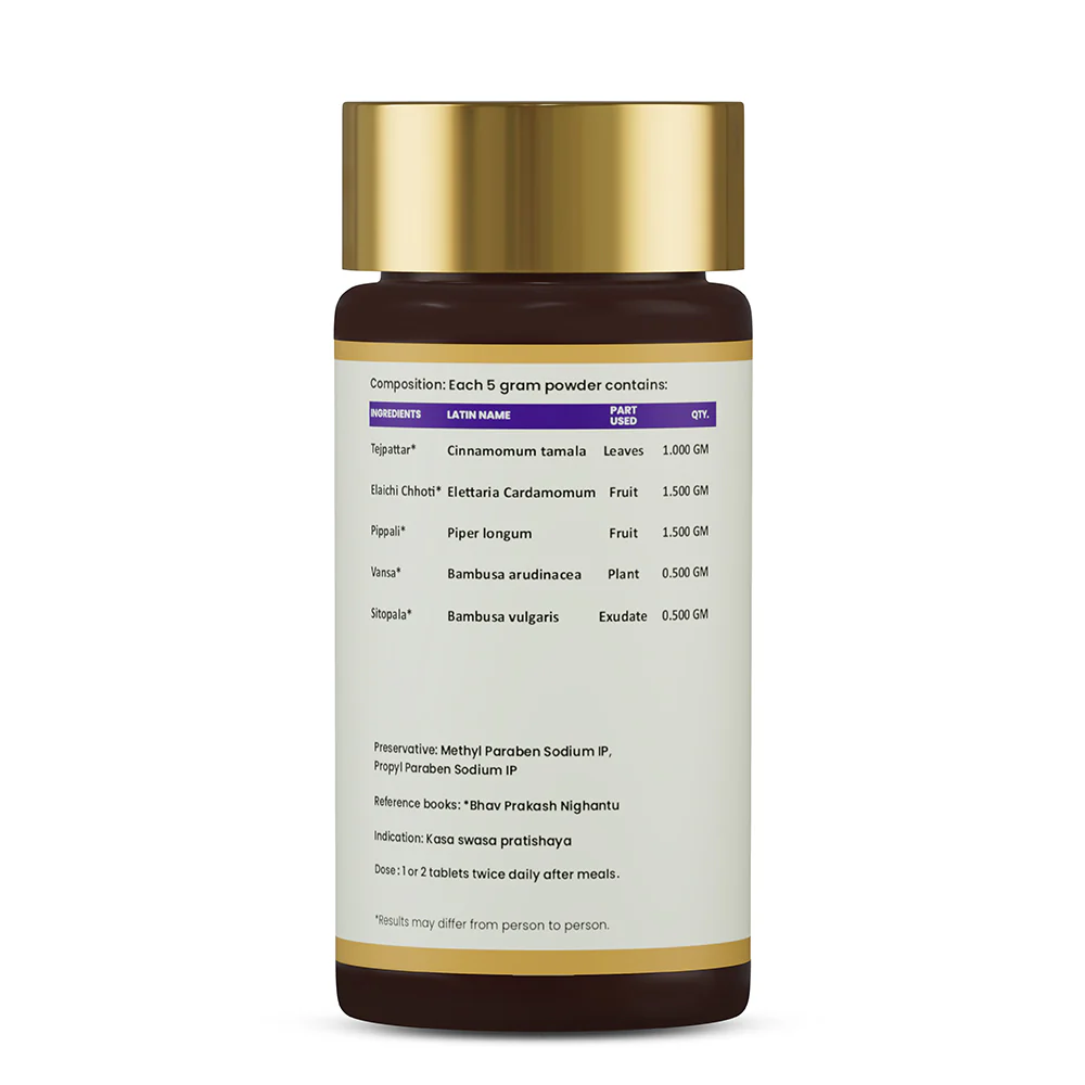 Cough Hara Powder | Ayurvedic Support for Cough, Cold & Chest Comfort - Image 3