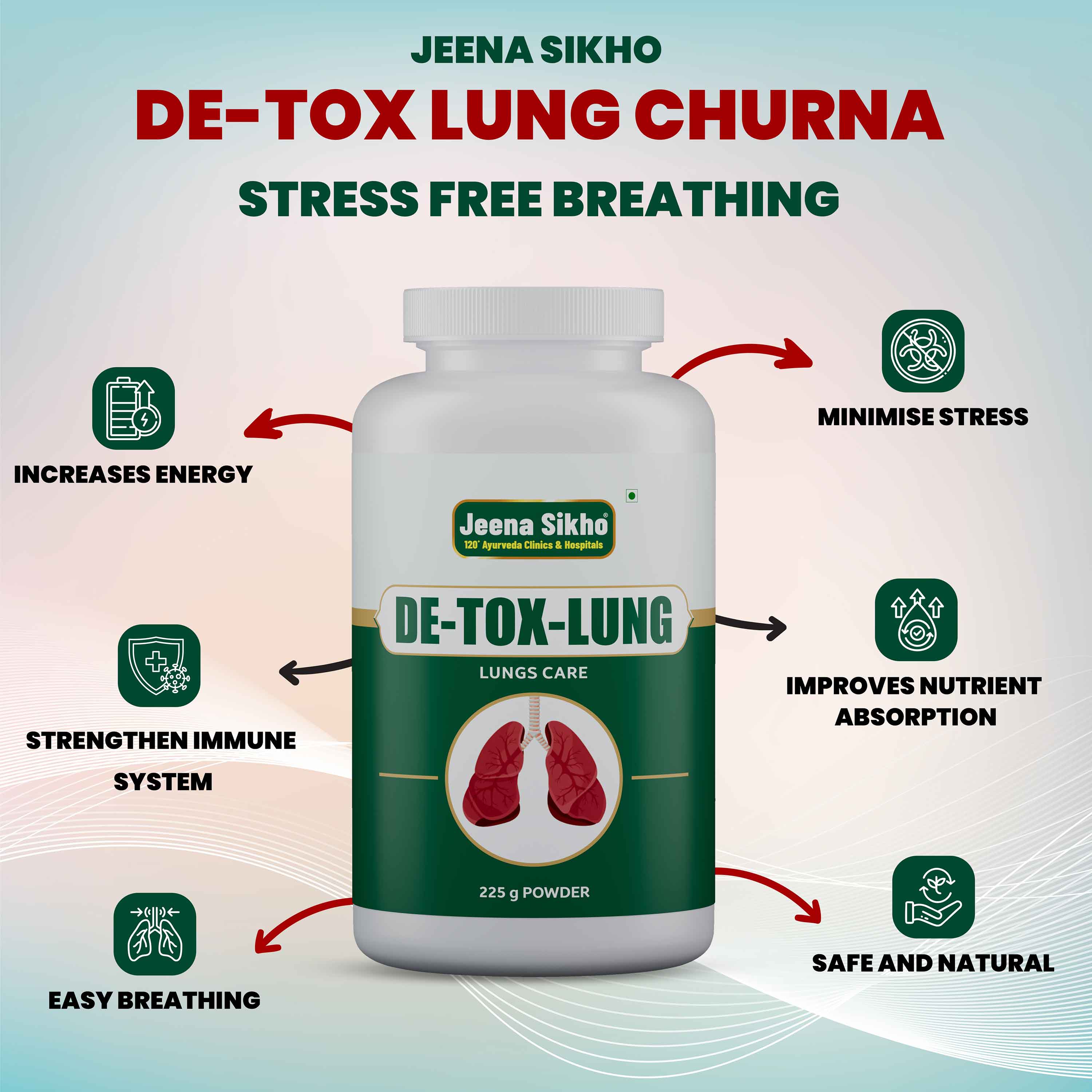 De-Tox Lung Powder | Ayurvedic Lung Cleanse, Mucus Balance & Respiratory Comfort Support - Image 3