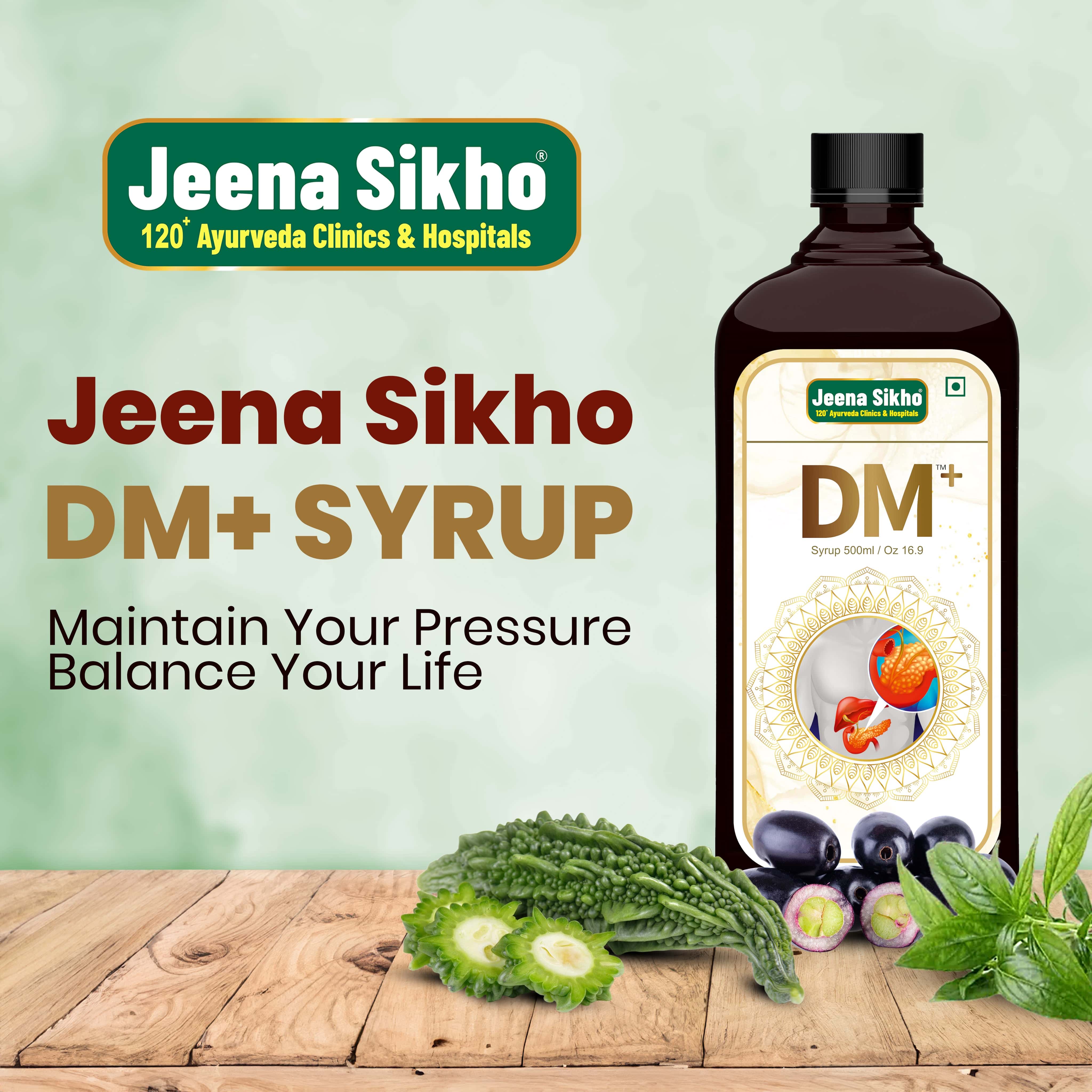 DM+ Syrup | Ayurvedic Blood Sugar Support, Metabolism & Energy Booster - Image 3
