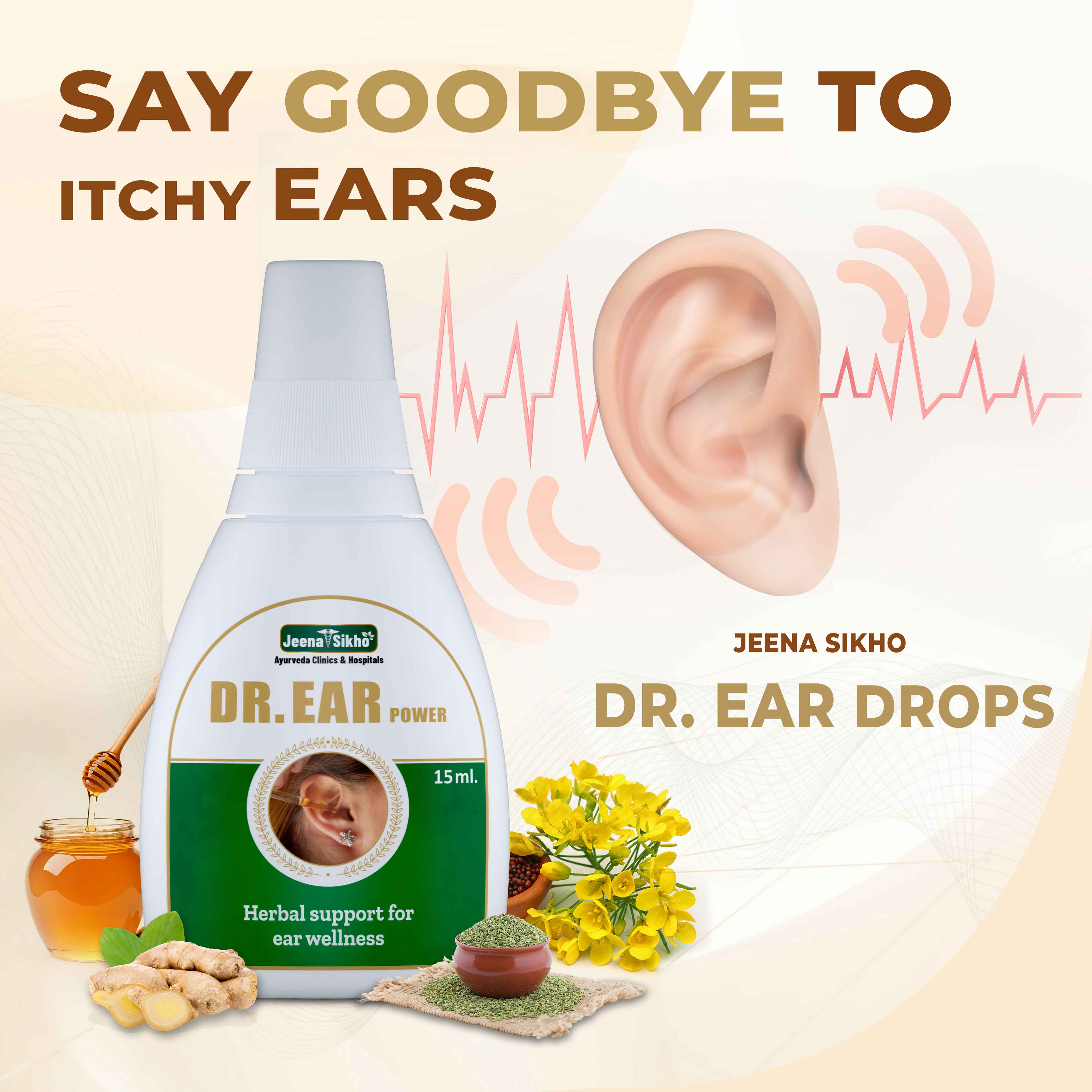 Dr. Ear Power | Ayurvedic Ear Drops for Wax, Itching, Pain & Hygiene - Image 3
