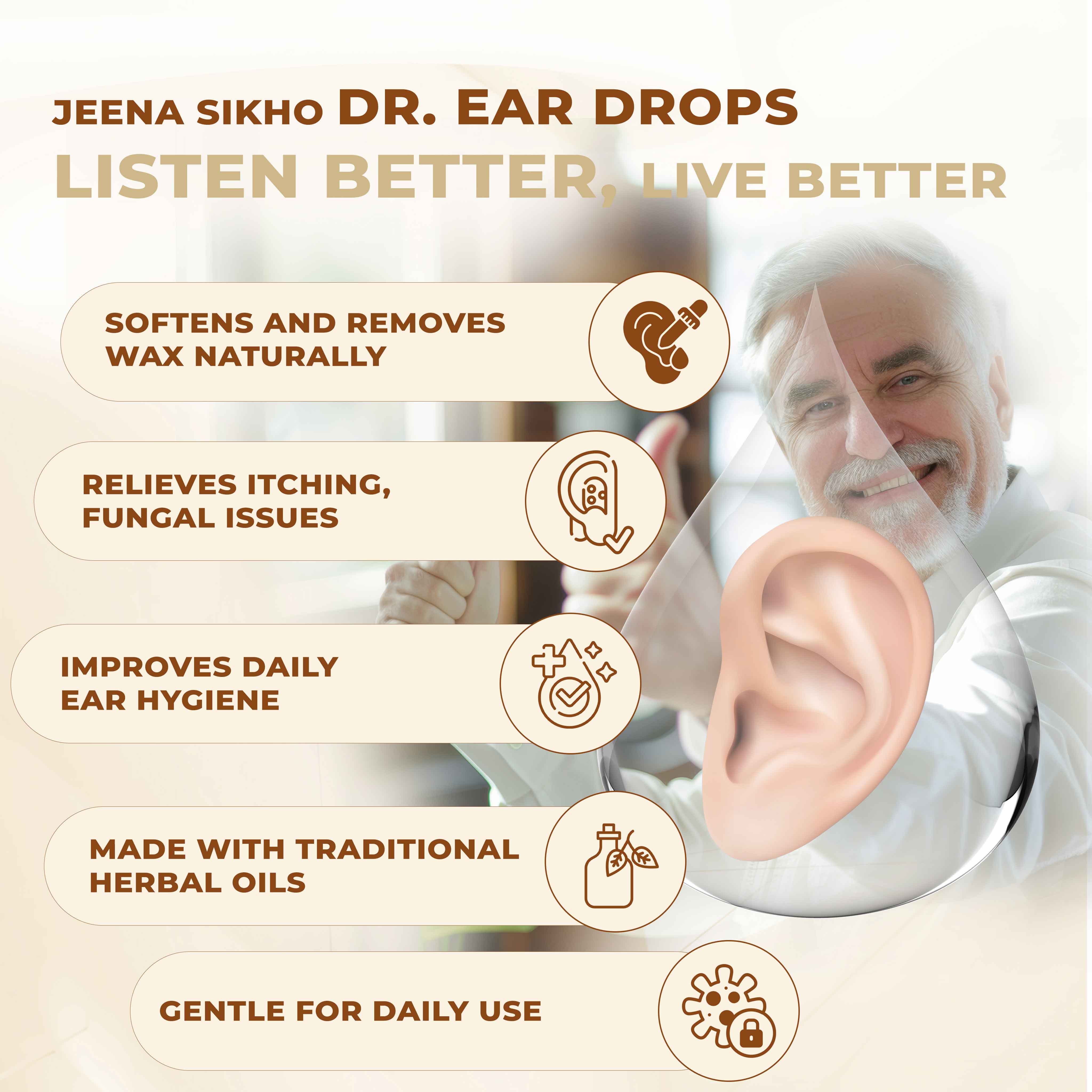 Dr. Ear Power | Ayurvedic Ear Drops for Wax, Itching, Pain & Hygiene - Image 4