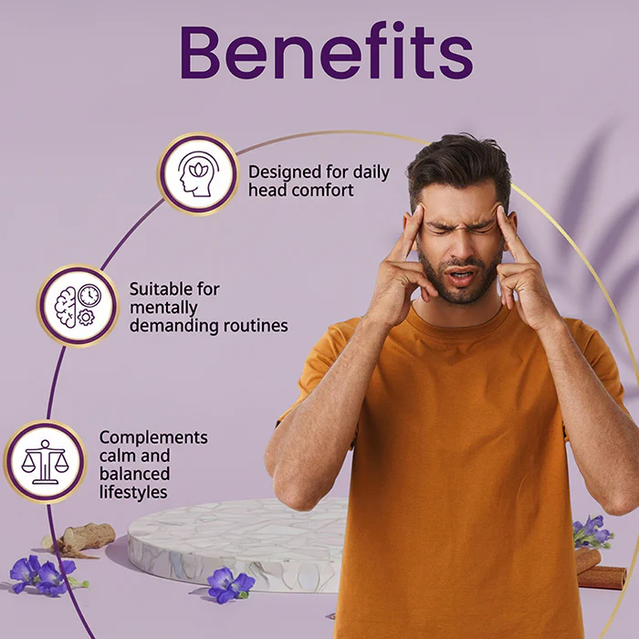 Dr. Migra XS Tablets | Herbal Support for Head Comfort, Stress & Mental Clarity - Image 4