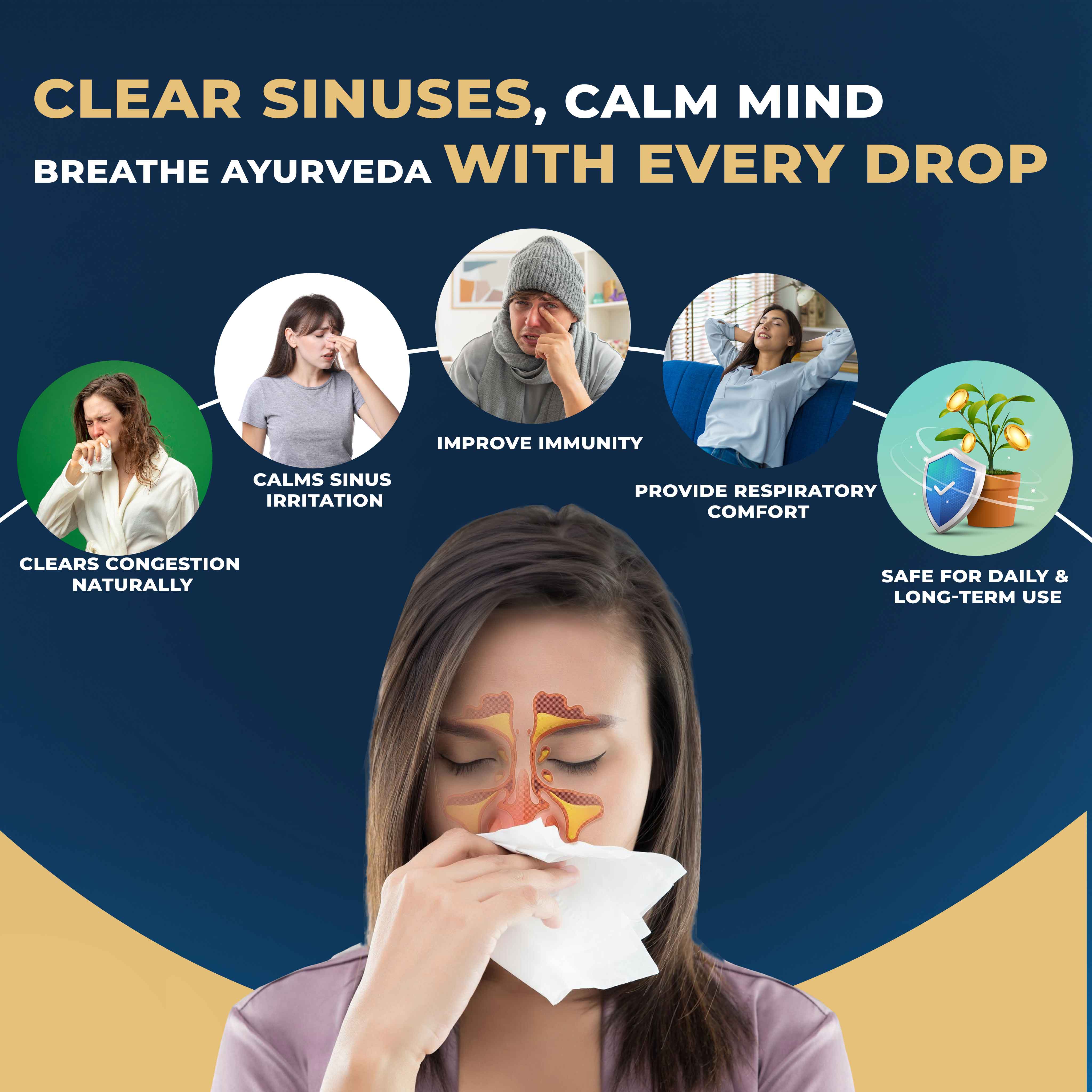 Dr. Nasya Oil | Ayurvedic Nasal Drops for Sinus, Congestion, Clear Breathing & Nasal Comfort - Image 4
