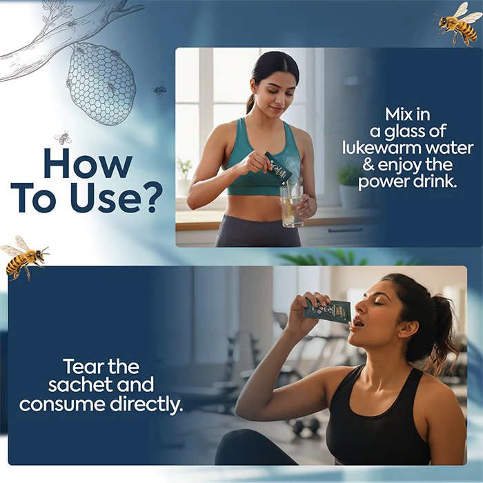 Energy Max Honey Sachets | Honey & Caffeine Pre-Workout Energy Support - Image 6
