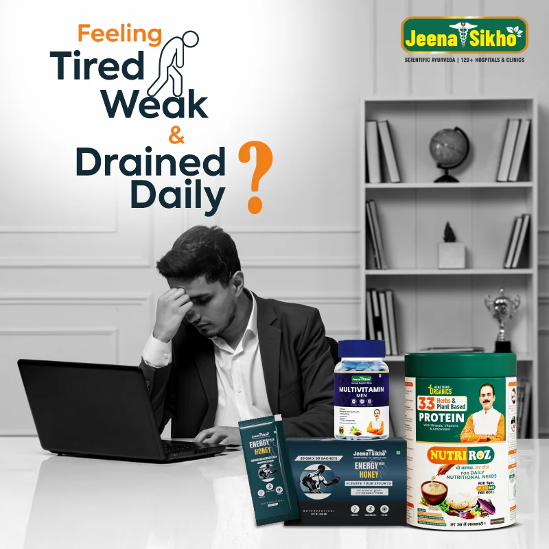 Energy & Nutrition Combo | Jeena Sikho Multivitamin Men, Energy Max Honey & NutriRoz | Daily Energy, Focus, Strength & Balanced Nutrition Support - Image 3