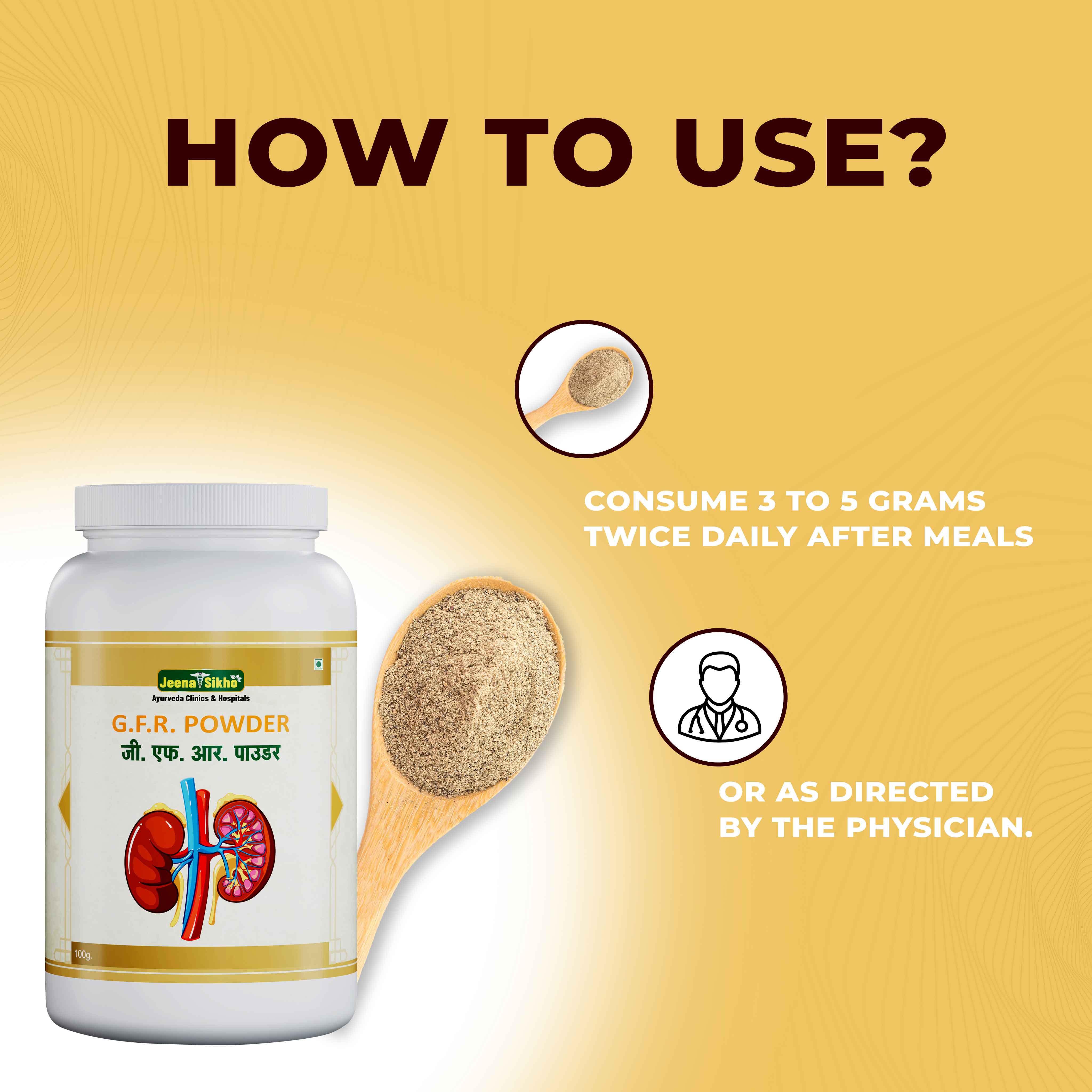 GFR Powder | Ayurvedic Herbal Kidney Care Powder for Detox, Urinary Balance & Energy Support - Image 5
