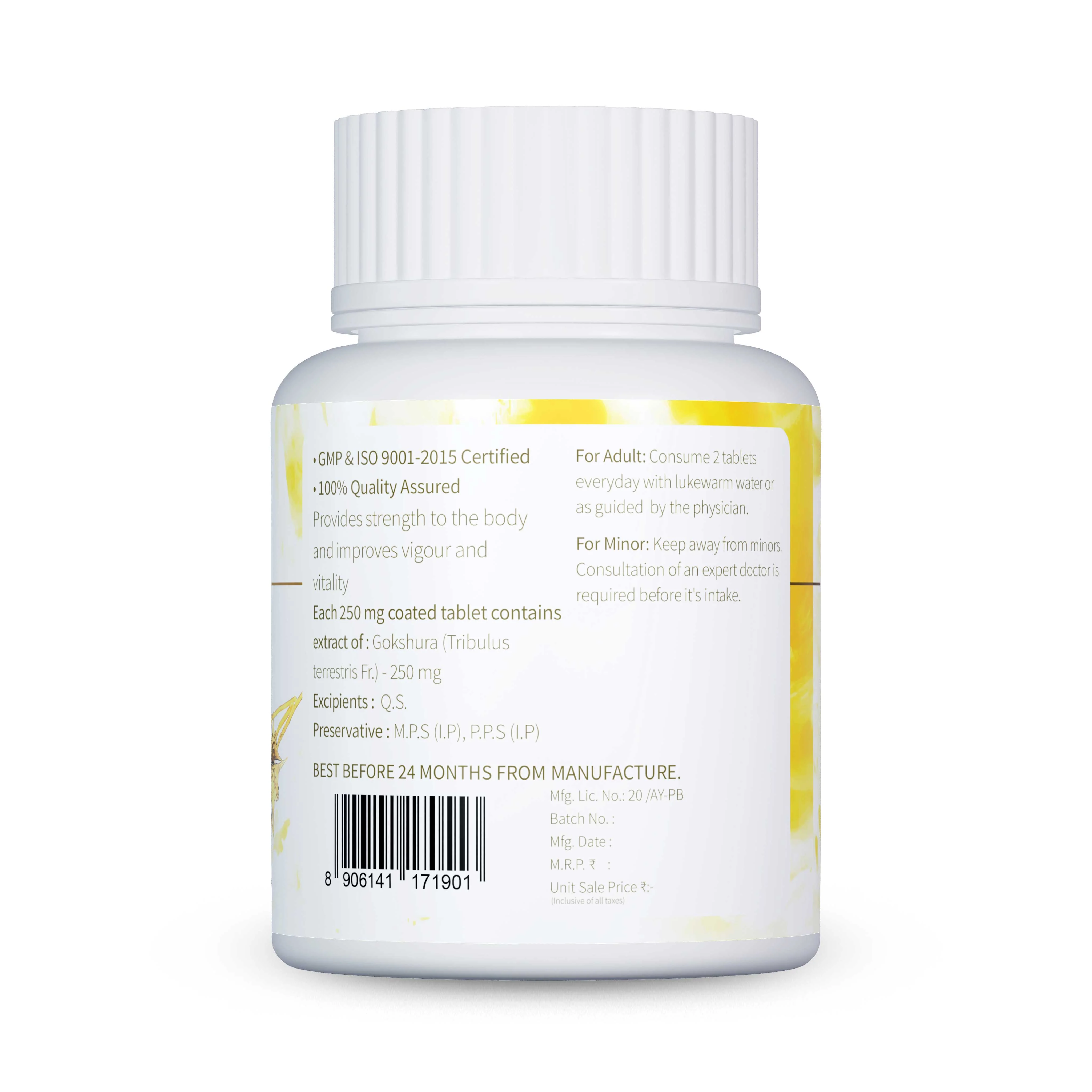 Gokshura Tablets | Ayurvedic Stamina, Strength, Immunity & Men’s Vitality Support - Image 9