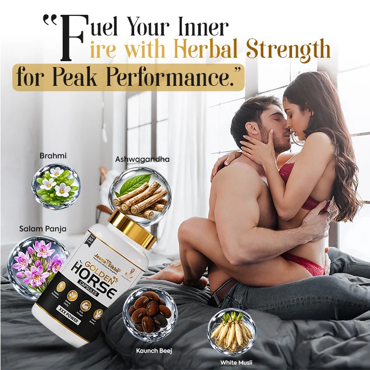 Golden Horse Capsules | Ayurvedic Herbal Vitality Supplement for Men | Support Natural Energy, Strength & Stamina - Image 4