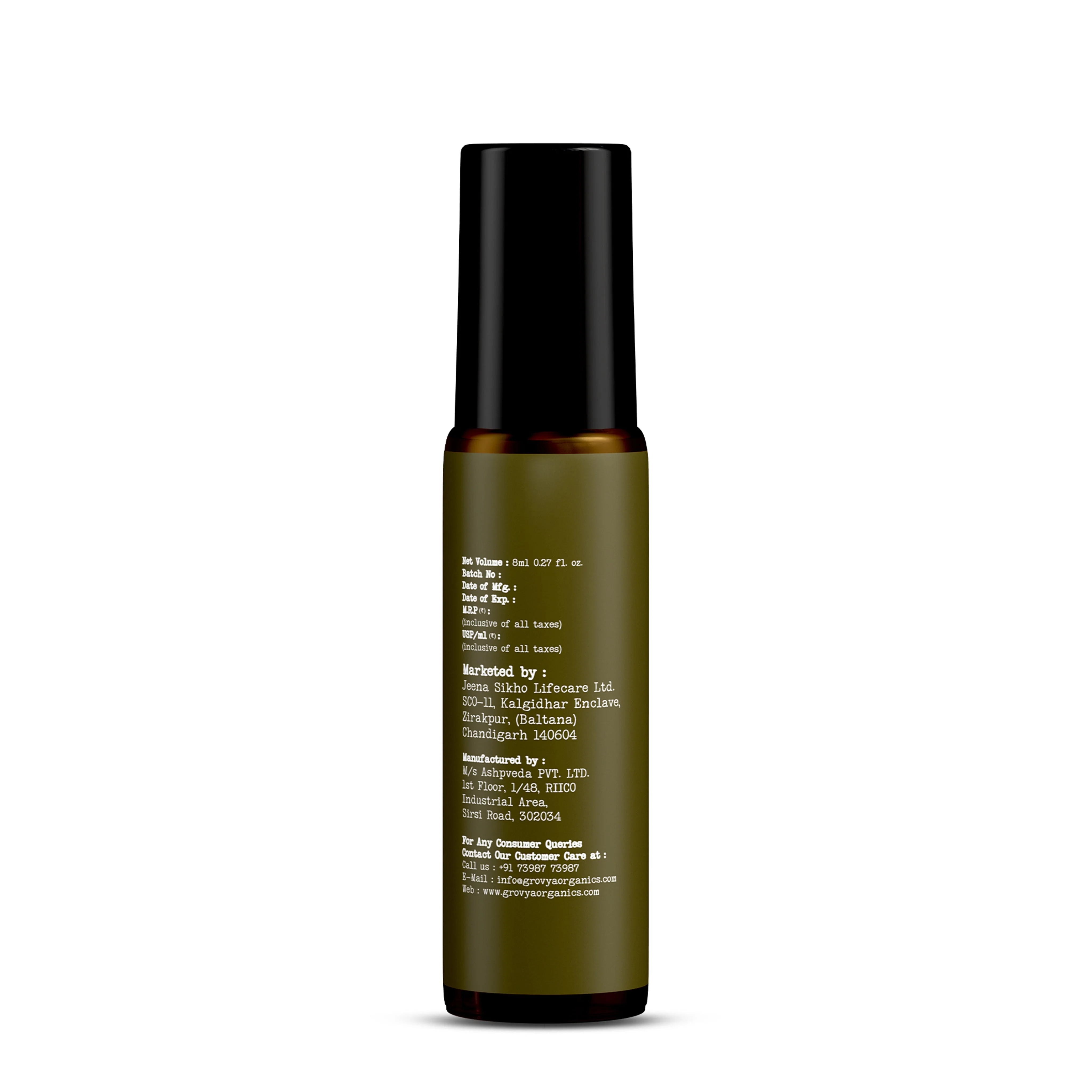 Grovya Organics Aura Empress Oudh Roll-On | Natural Oudh Perfume Oil | Alcohol-Free, Long-Lasting Fragrance for Men & Women - Image 4