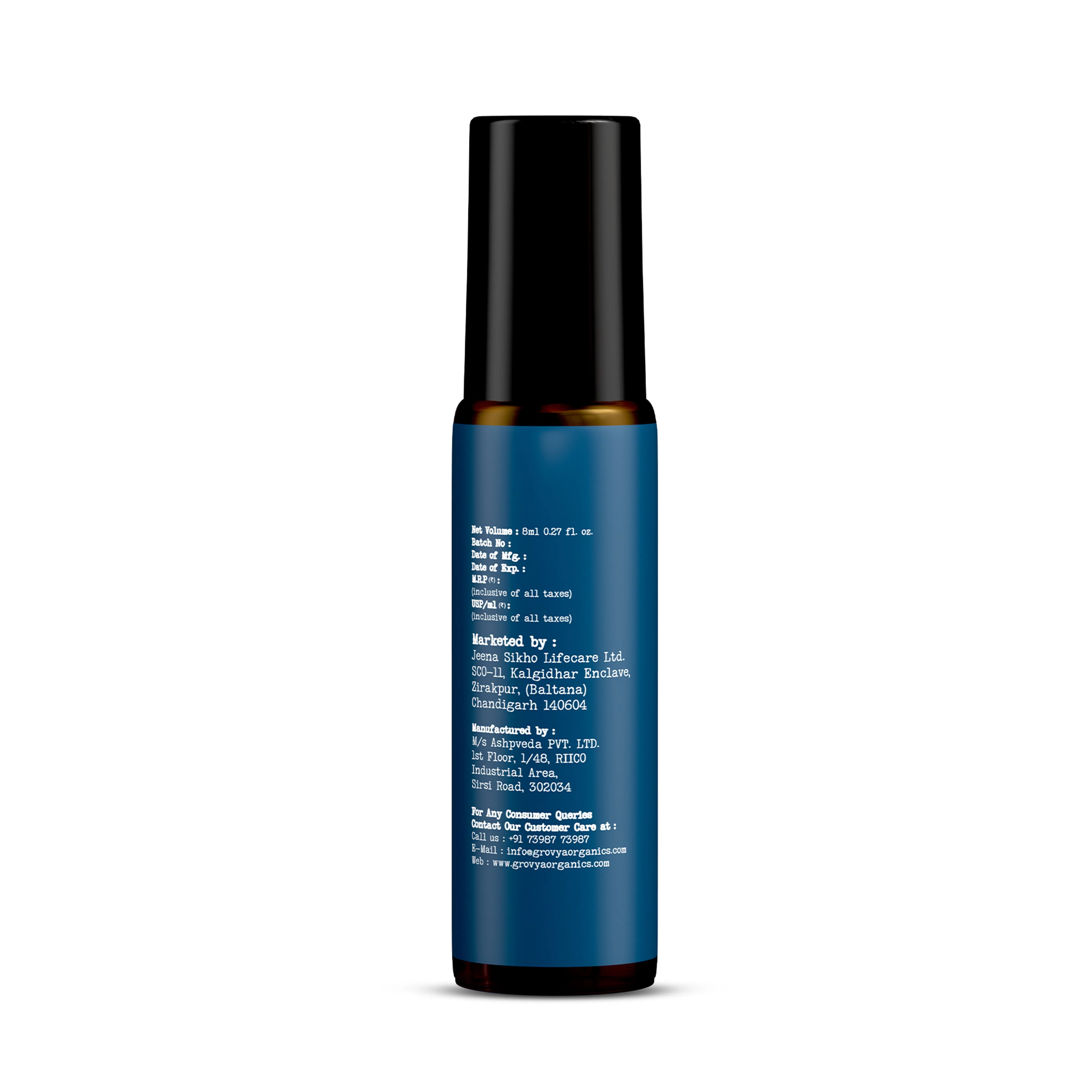 Grovya Organics Aura Woody Liora Roll-On | Natural Woody Perfume Oil with Amber Resin & Essential Oils | Alcohol-Free Long-Lasting Fragrance - Image 4