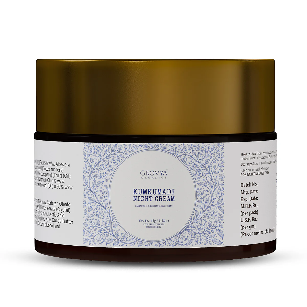 Kumkumadi Night Cream | Radiance & Brightening Night Cream - Image 2