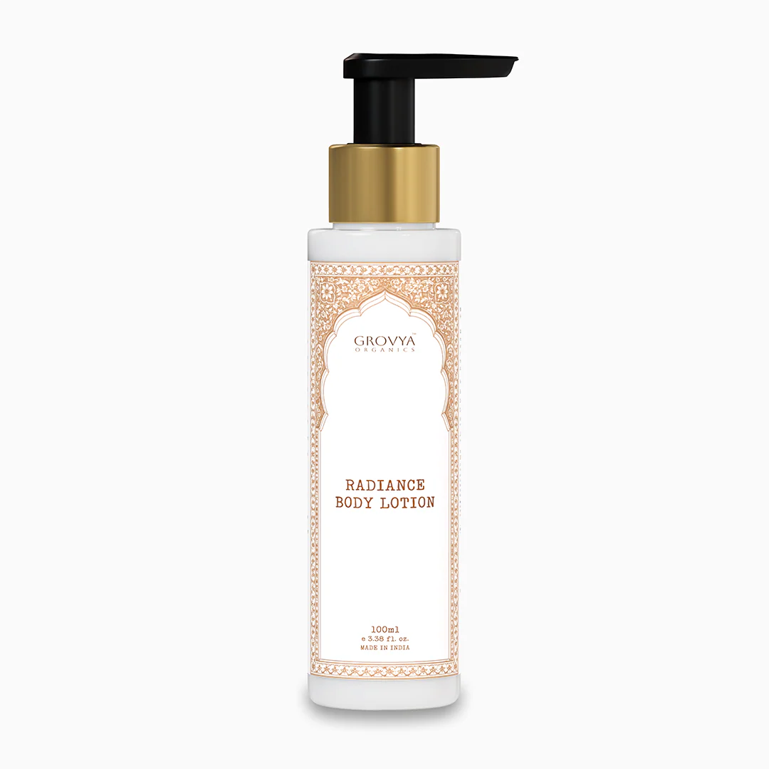Radiance Body Lotion | Ayurvedic Body Lotion with Almond, Wheatgerm, Mulberry, Ricebran, Jasmine & Mogra Extracts | Herbal Body Care Lotion - Image 3