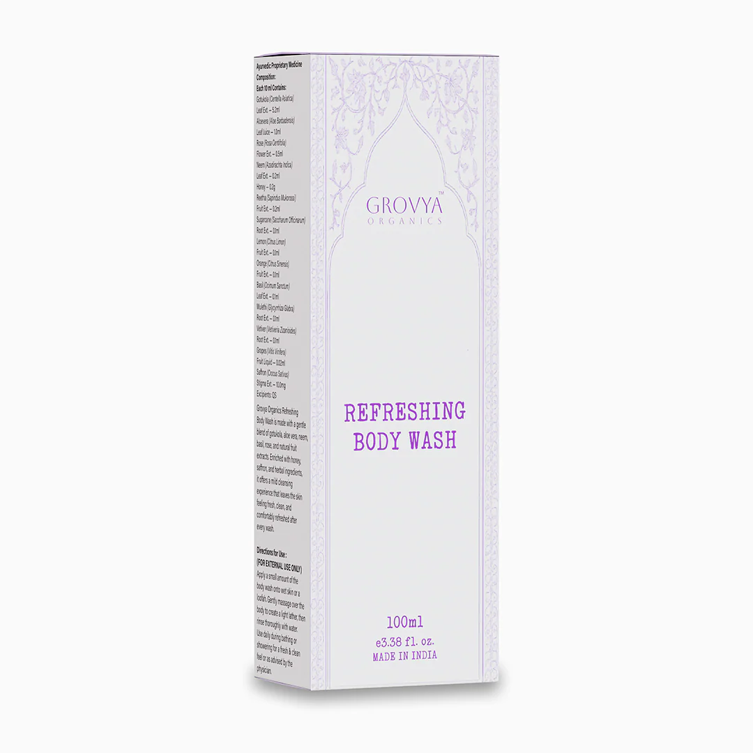 Body Wash | Ayurvedic Formula with Aloe Vera, Neem & Rose | Mild Daily Cleansing & Fresh Feel - Image 2