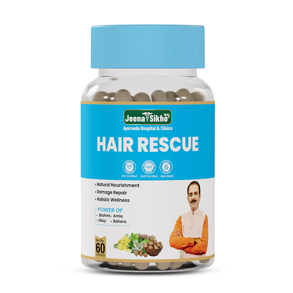 Hair Rescue Capsules | Ayurvedic Support for Hair Fall, Dandruff, Scalp Health & Premature Graying - Image 2