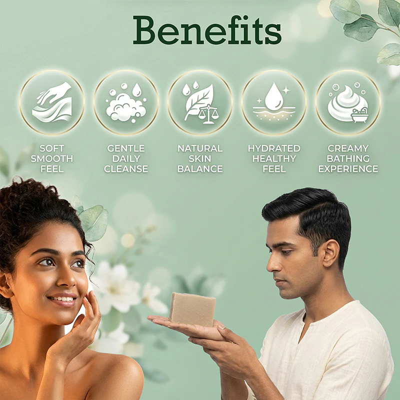 Handmade Pure Goat Milk Bar | Luxury Ayurvedic Soap for Soft, Nourished & Smooth Skin - Image 3