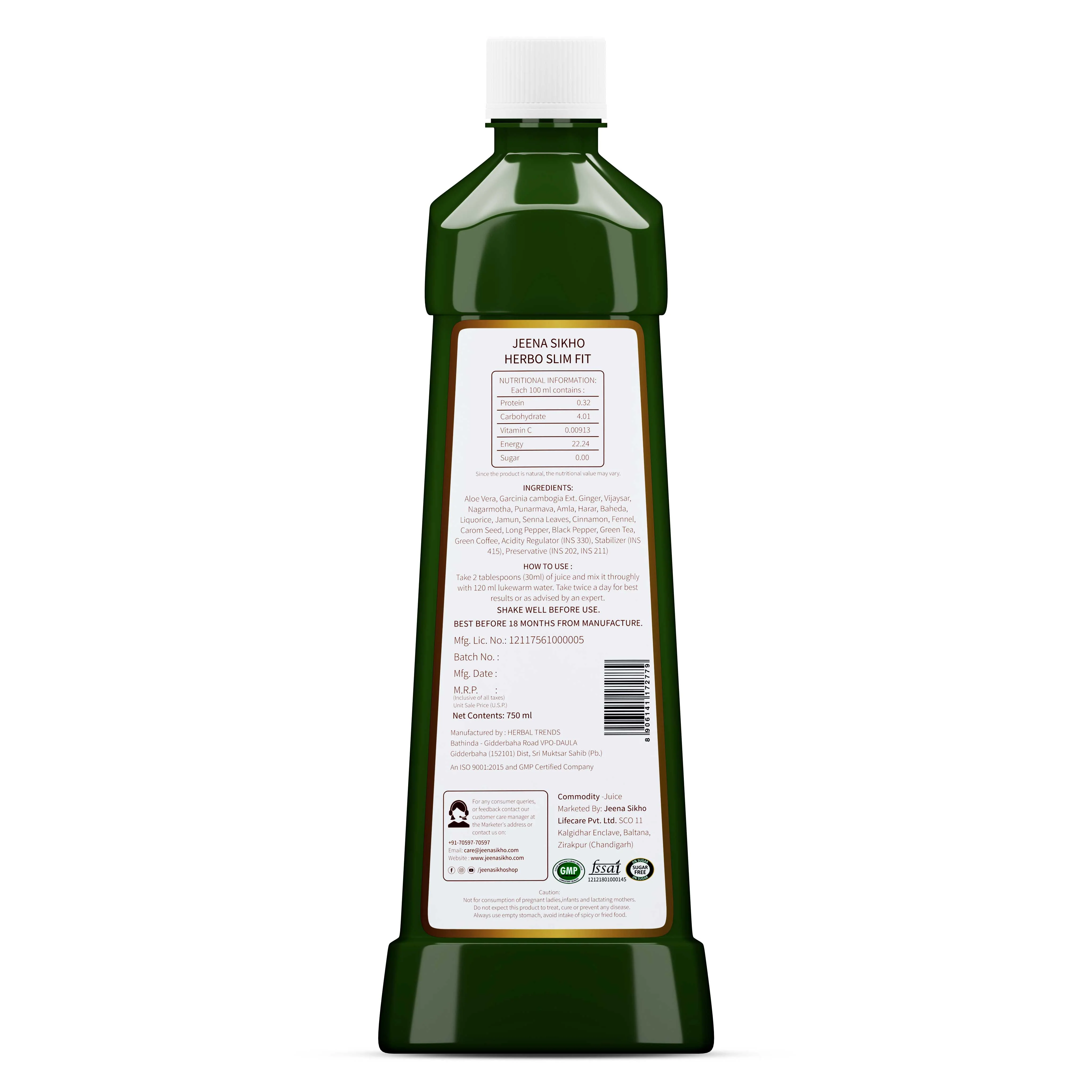 Herbo Slim Fit Juice | Natural Weight Loss & Metabolism Support - Image 8