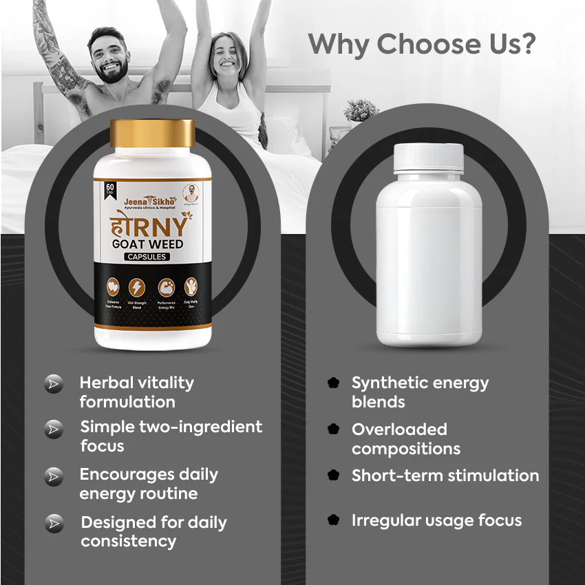 Horny Goat Weed Capsules | Herbal Vitality Blend with Ashwagandha | Provides Stamina, Strength & Daily Energy - Image 5