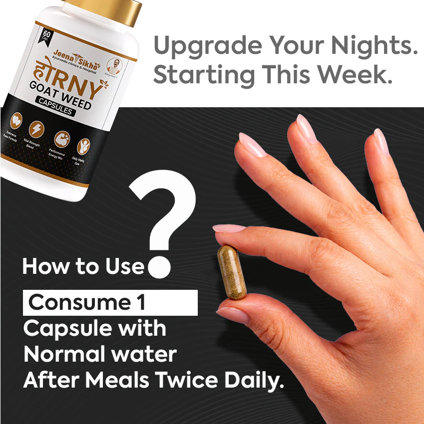 Horny Goat Weed Capsules | Herbal Vitality Blend with Ashwagandha | Provides Stamina, Strength & Daily Energy - Image 6