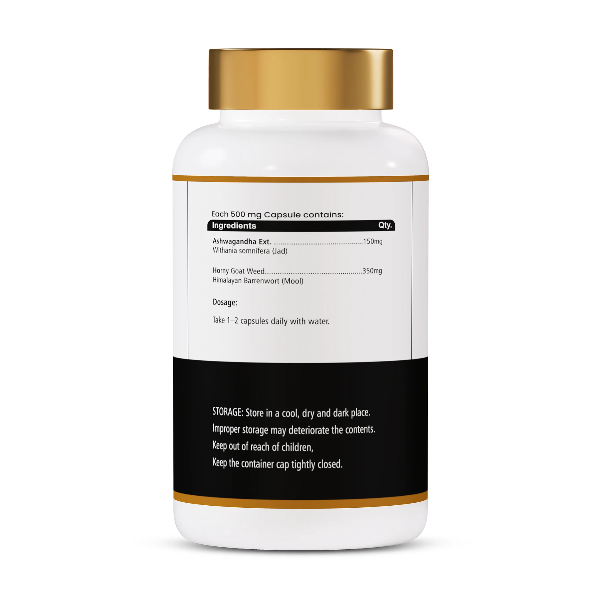 Horny Goat Weed Capsules | Herbal Vitality Blend with Ashwagandha | Provides Stamina, Strength & Daily Energy - Image 8