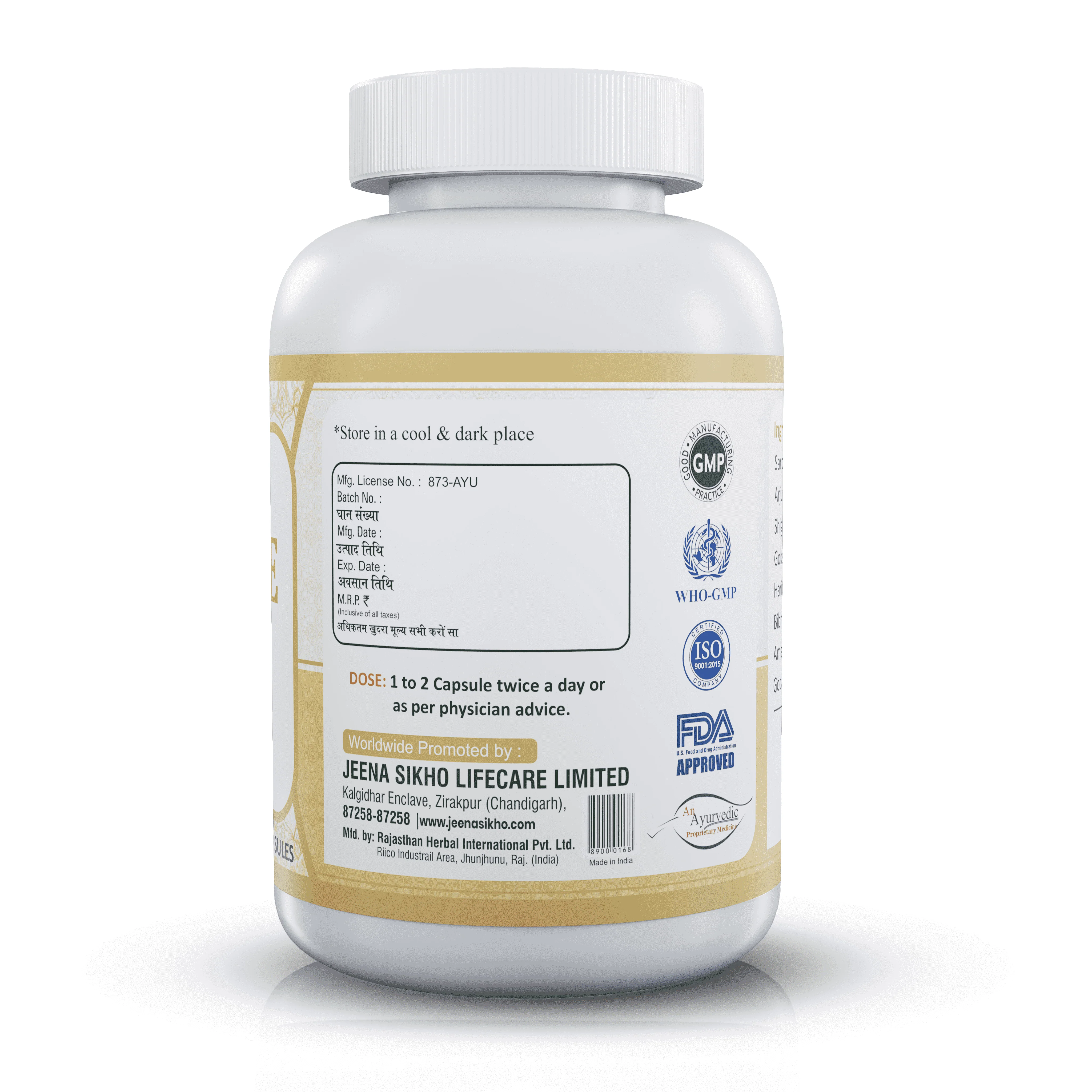 JS-BP CURE Capsules | Ayurvedic Blood Pressure, Heart & Kidney Support - Image 3