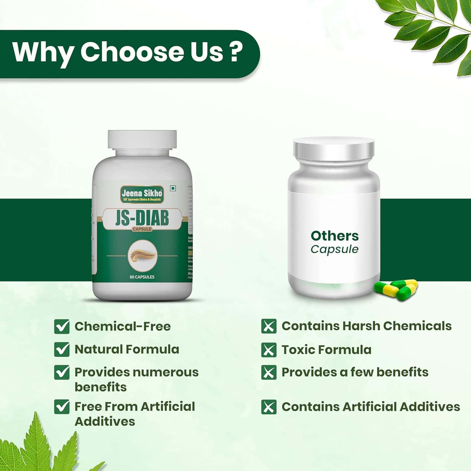 JS-DIAB Capsules | Blood Sugar Balance with Metabolism & Weight Support - Image 5
