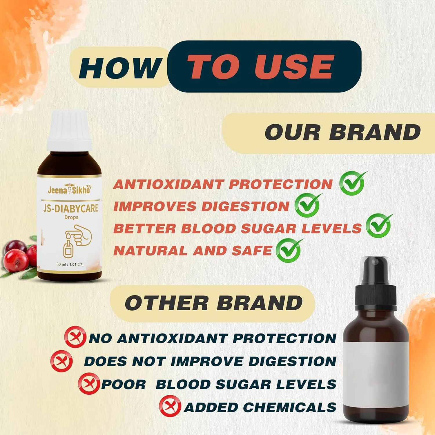 JS-Diabycare Drops | Blood Sugar Balance, Metabolism & Energy Support - Image 4