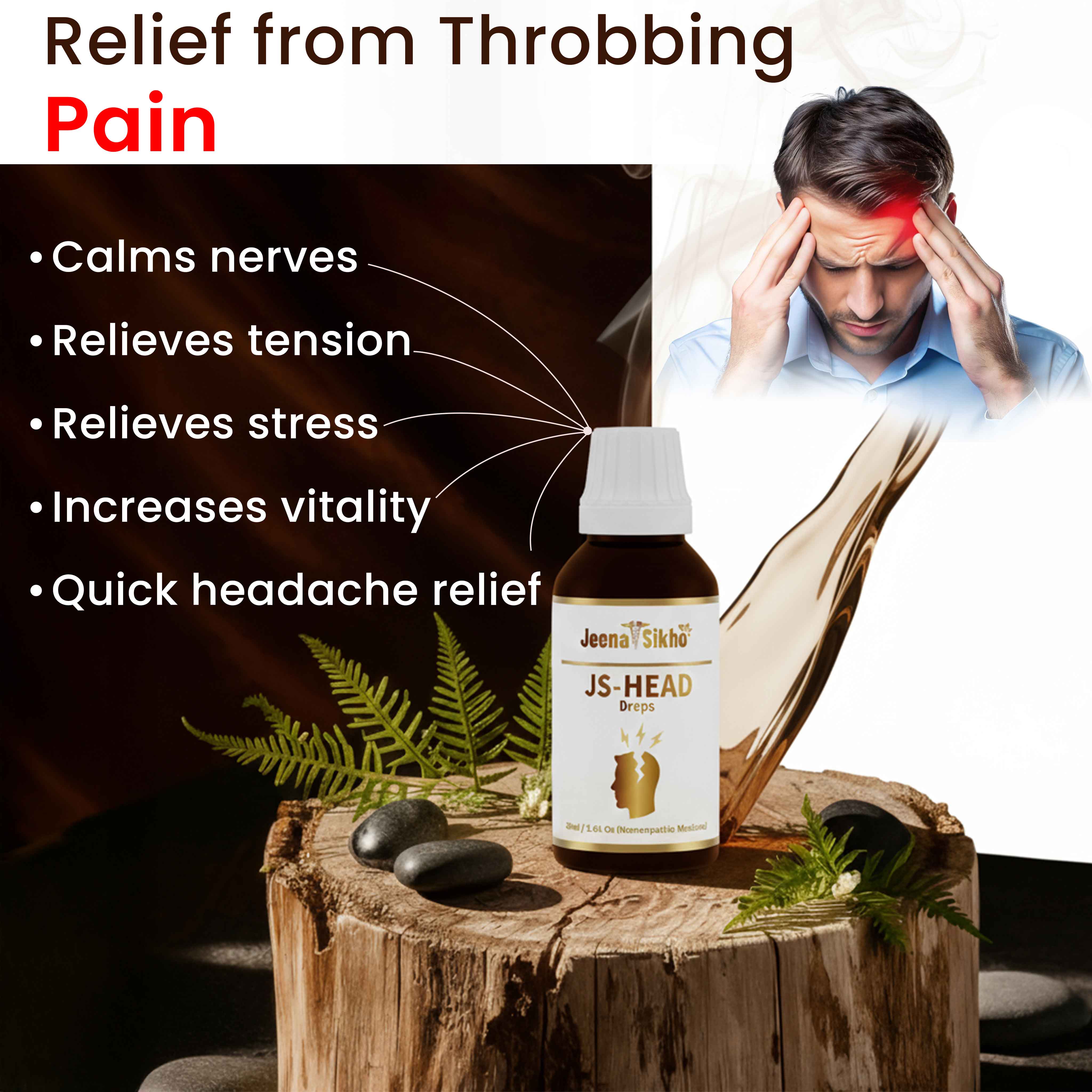 JSHead Drop | Support Headache, Stress & Weak Nerves - Image 5