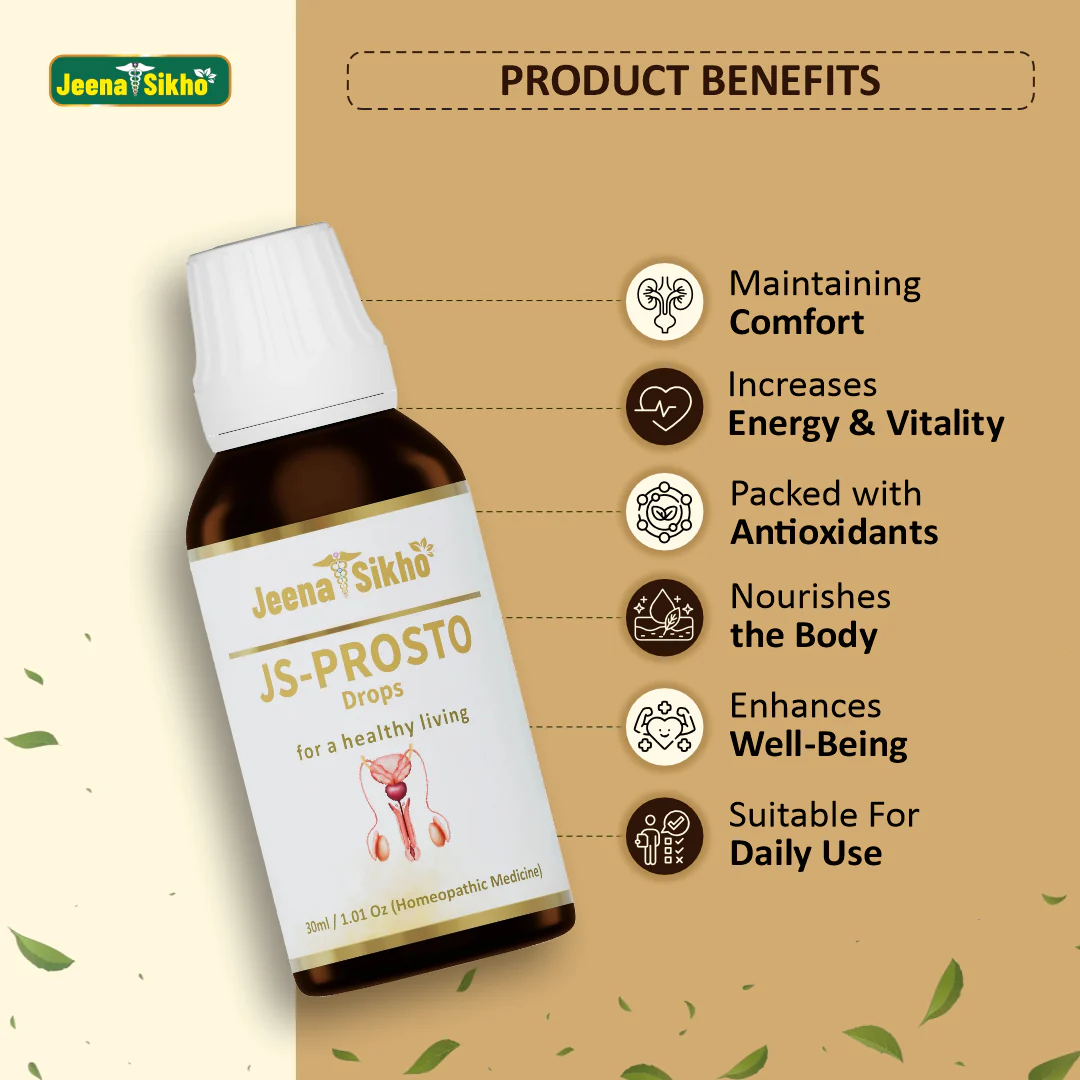 JS-Prosto Drops | Ayurvedic Support for Prostate & Urinary Health in Men - Image 2