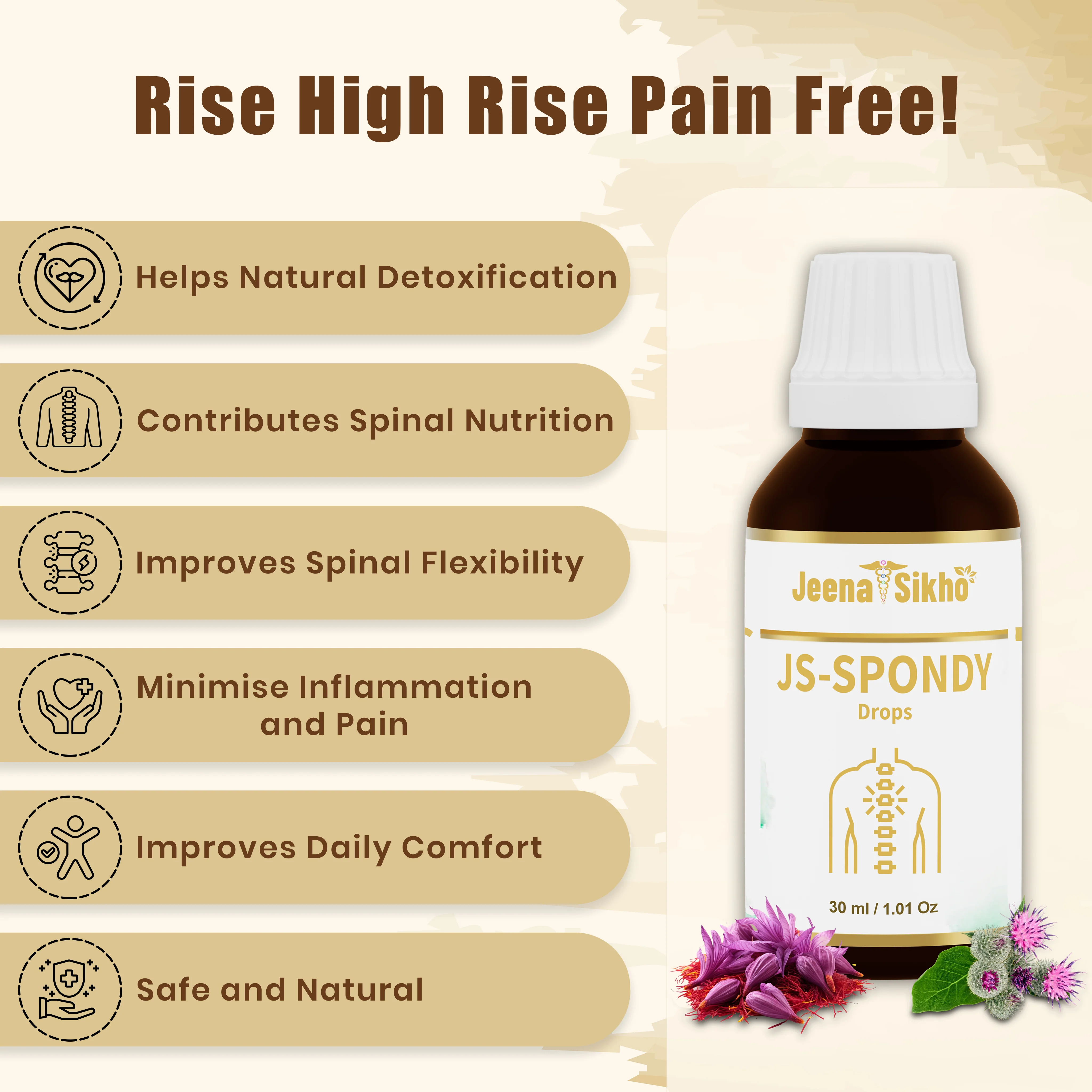 JS-Spondy Drops | Cervical Pain | Stiff Neck & Spine Support - Image 3