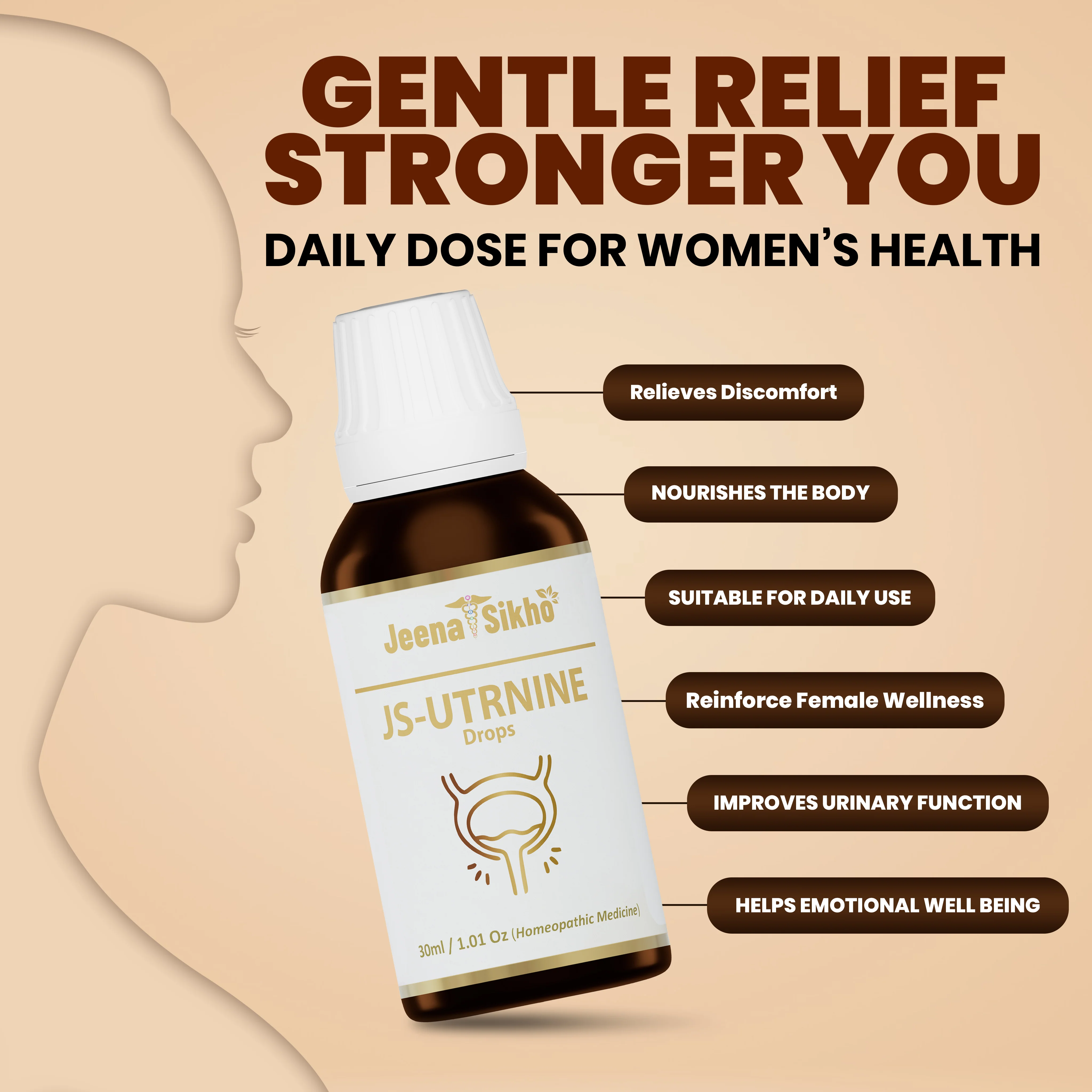 JS-Utrnine Drops | Uterine Care & Hormonal Balance | Daily Comfort - Image 3