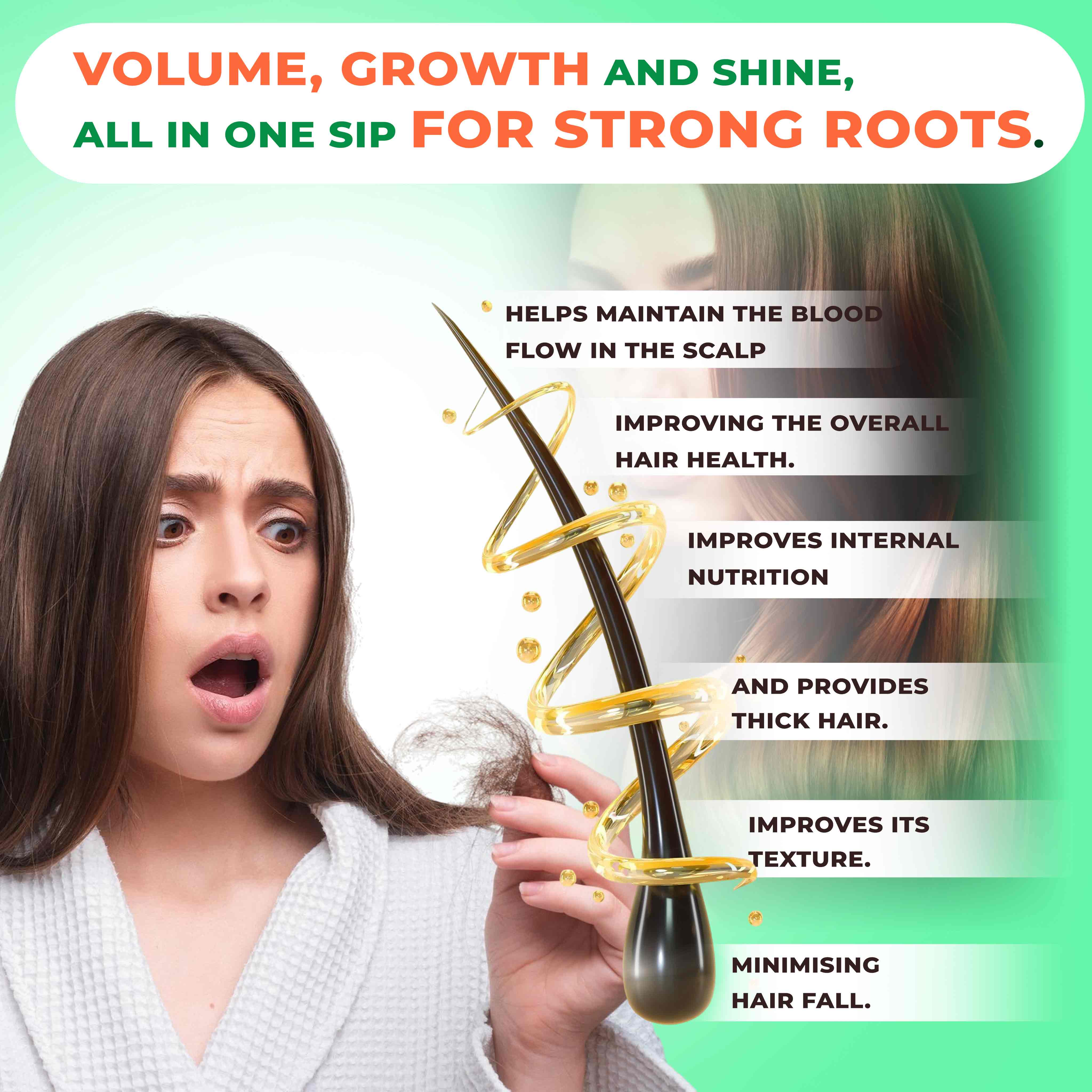 Kesh Care Juice | Ayurvedic Support for Hair Growth, Hair Fall Control & Natural Shine - Image 4