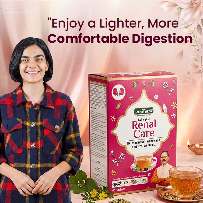 Renal Care | Ayurvedic Renal Care Tea for Urinary Relief & Digestion | Natural Wellness Drink | 60 Sachets - Image 4