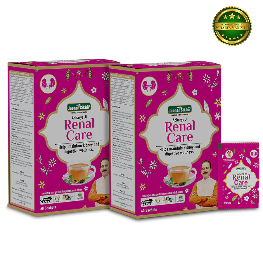 Renal Care | Ayurvedic Renal Care Tea for Urinary Relief & Digestion | Natural Wellness Drink | 60 Sachets - Image 9