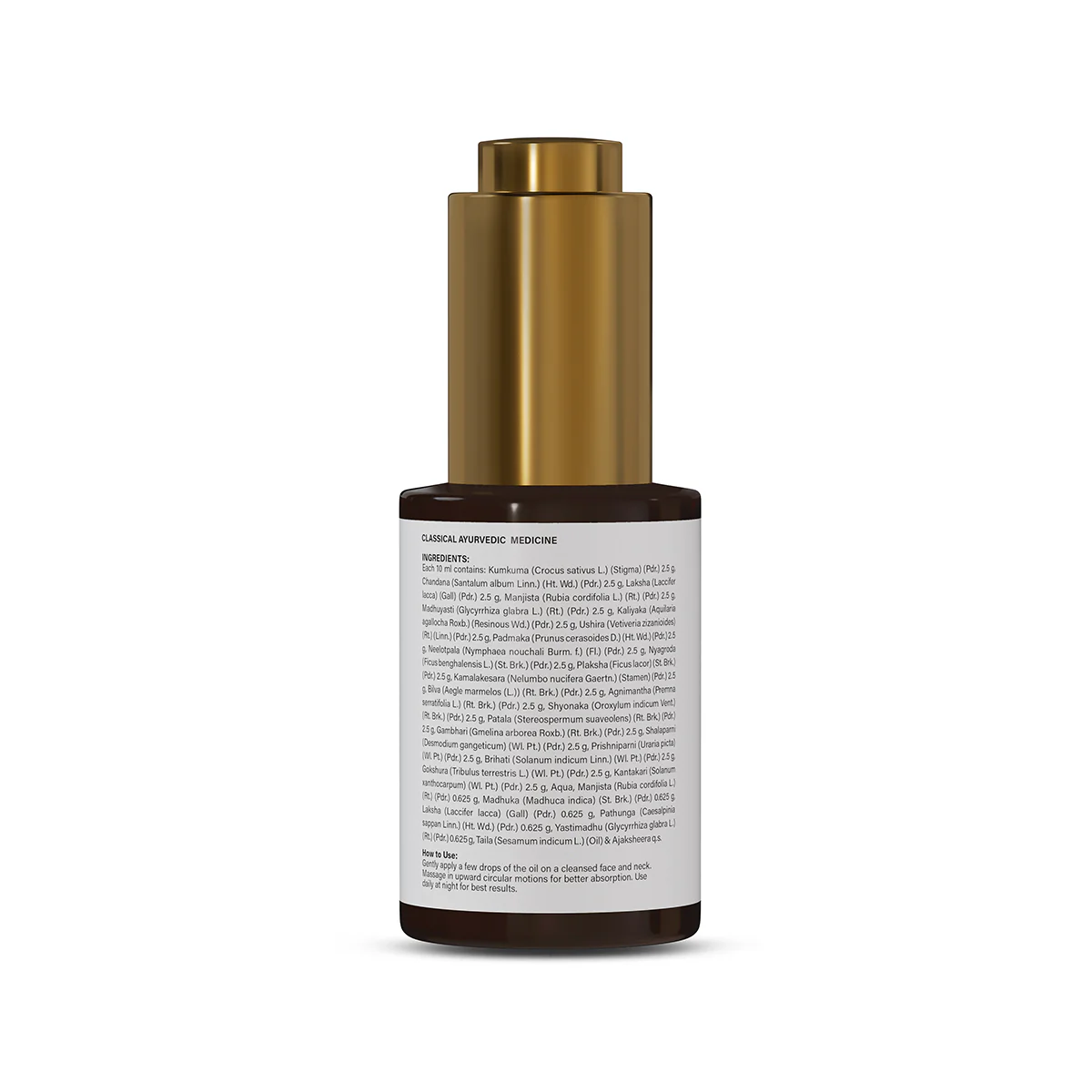 Kumkumadi Tailam | Natural Facial Oil for Radiance, Skin Nourishment & Even Skin Tone - Image 3